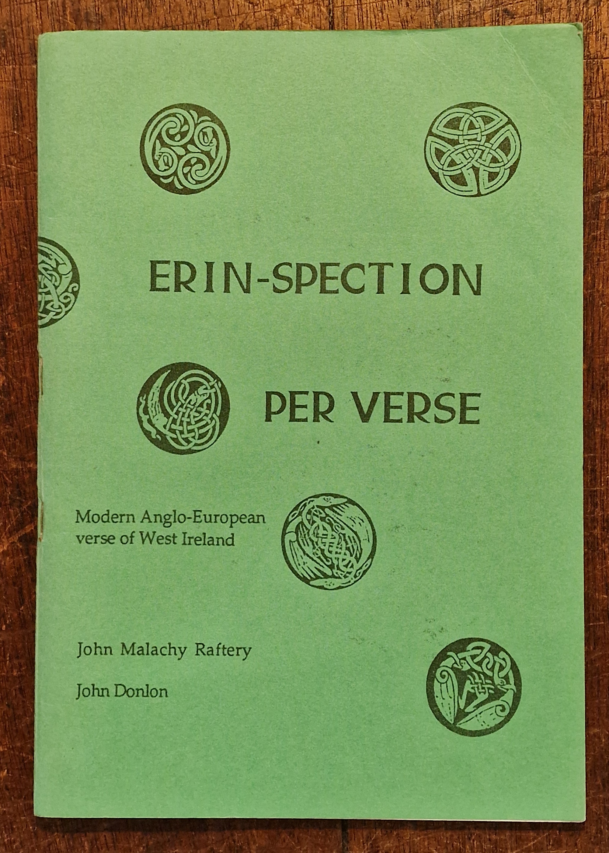 Erin-spection Per Verse: Modern Anglo-European Verse of West Ireland