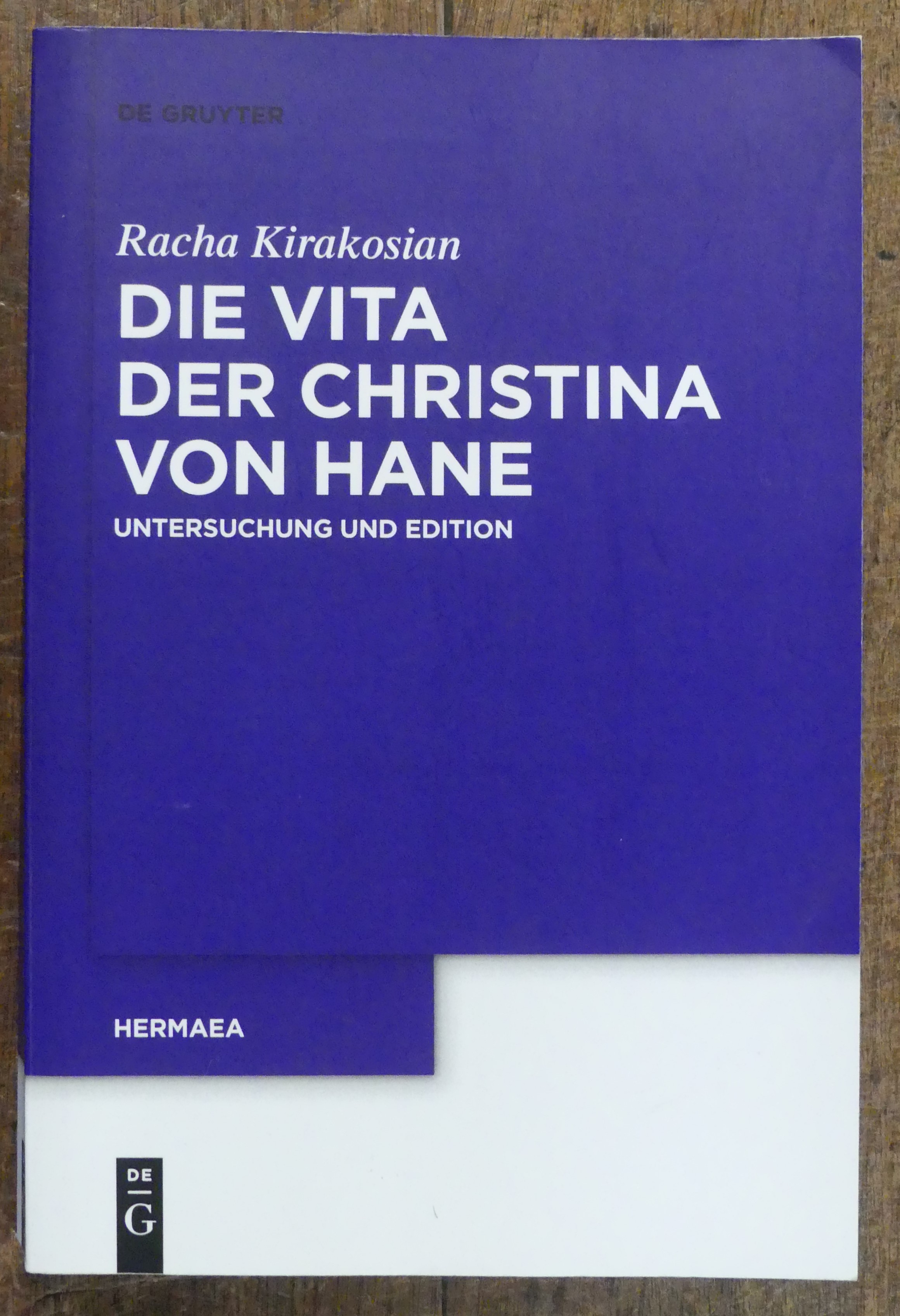 Die Vita Der Christina Von Hane