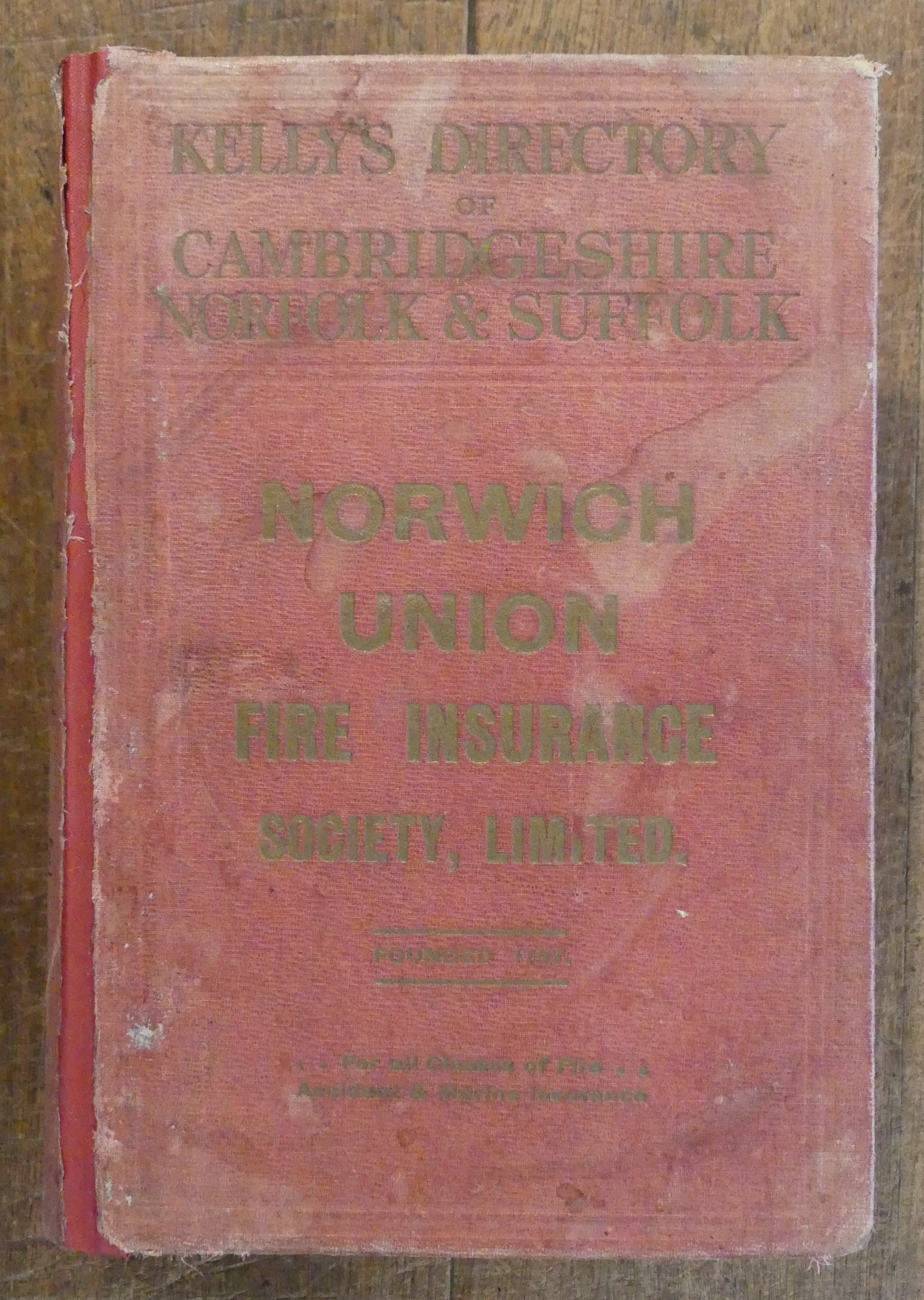 Kelly's Directory of Cambridgeshire, Norfolk & Suffolk with Coloured Maps