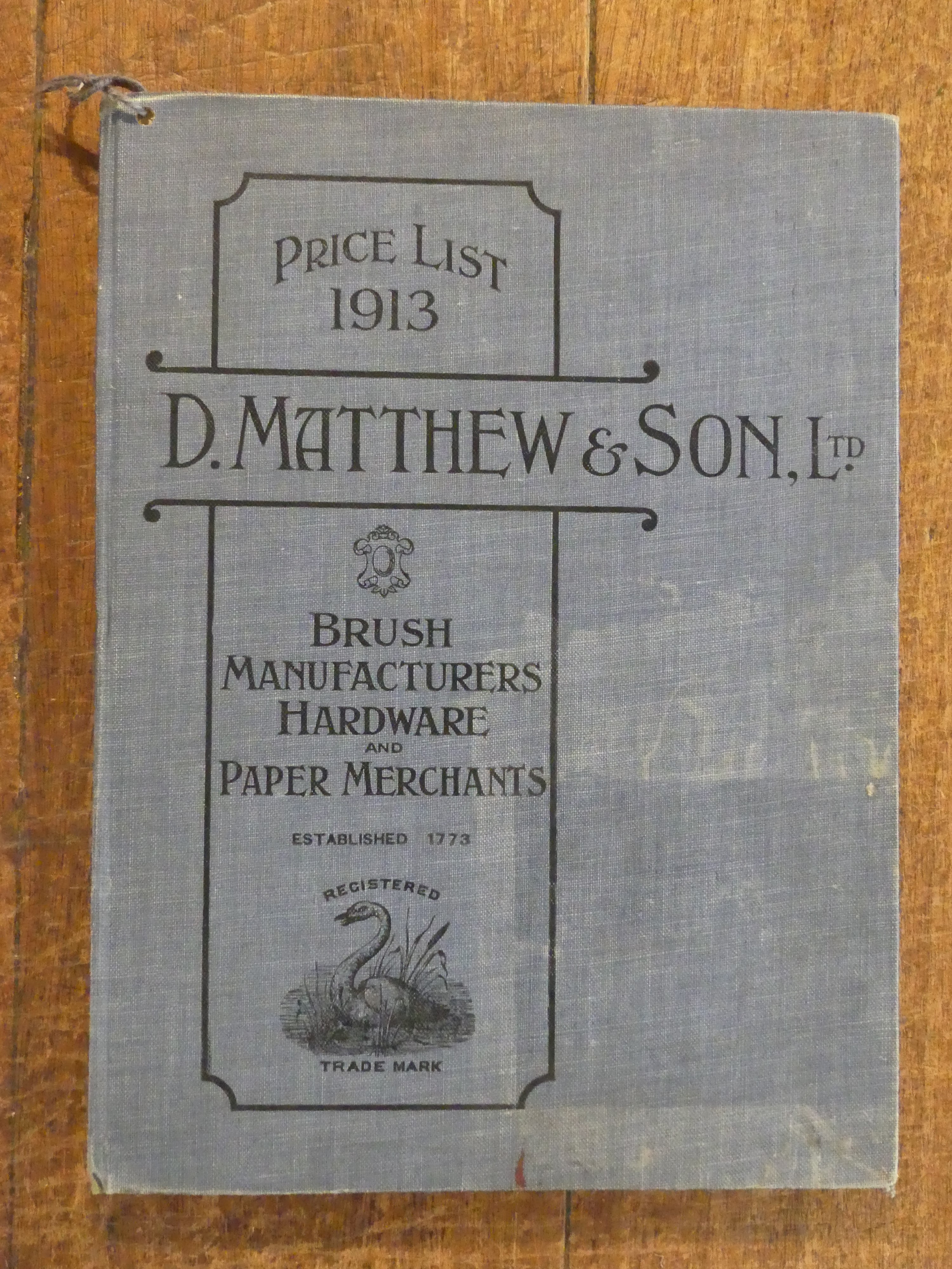Price List 1913