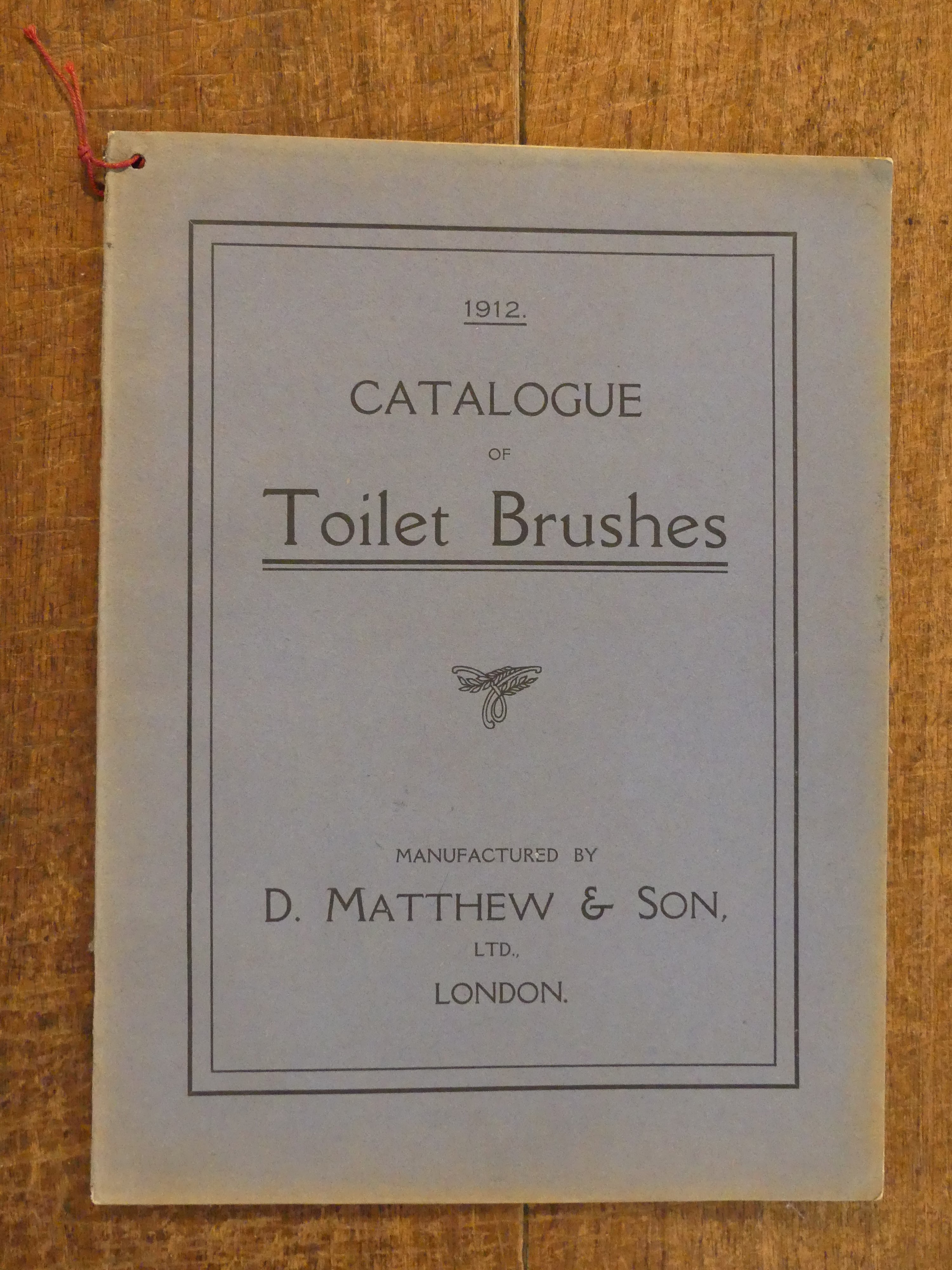 1912 Catalogue of Toilet Brushes