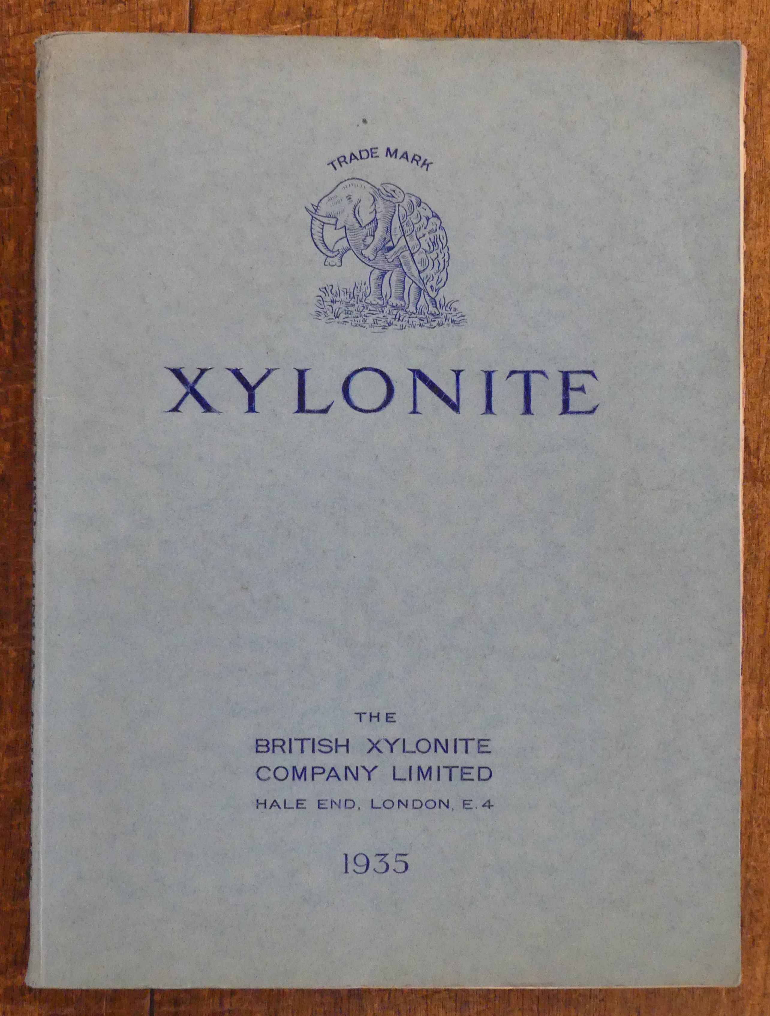 Catalogue of Articles Manufactured from Xylonite and Other Plastics ( with Loose Addenda List Dated 1935)