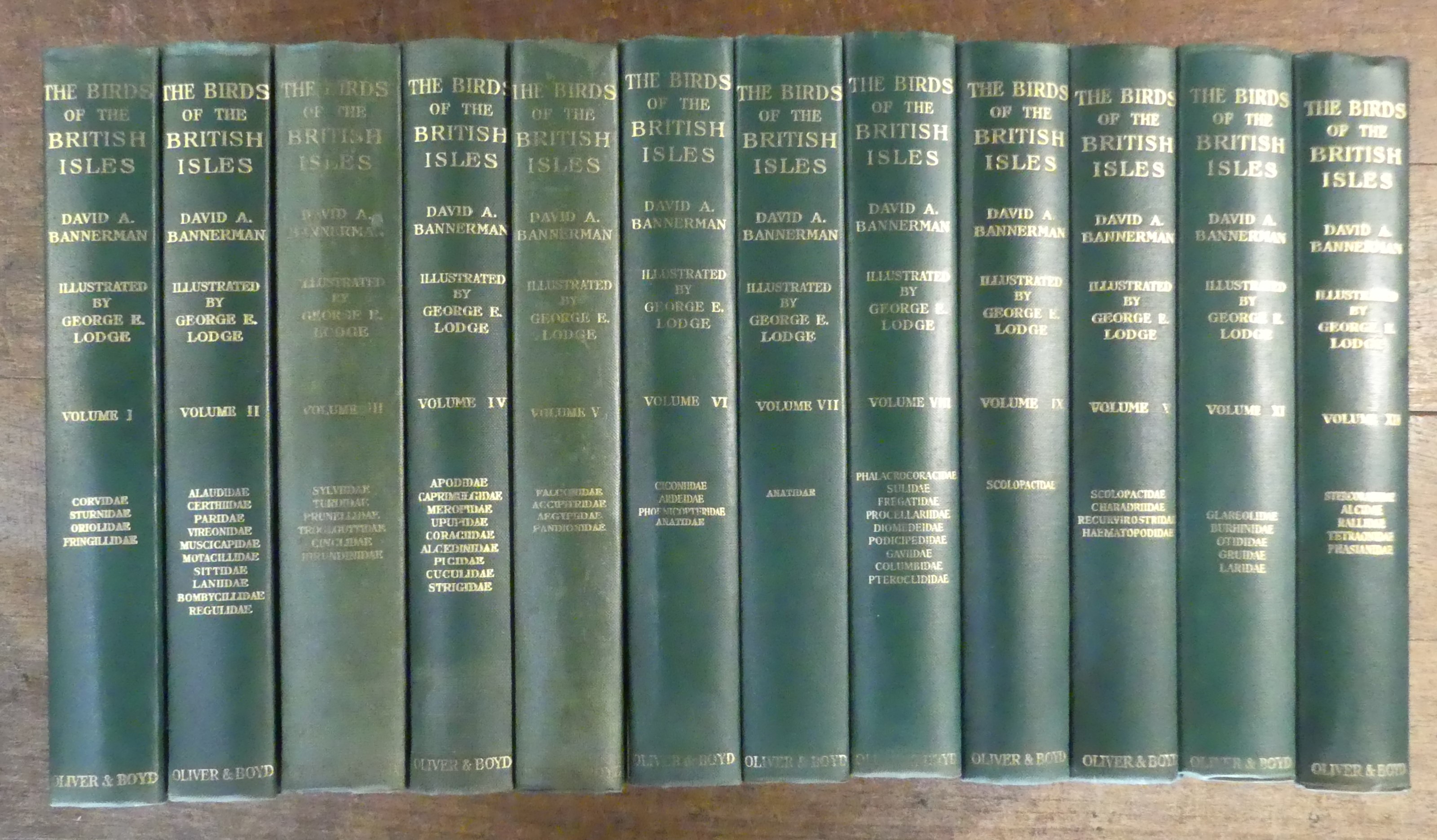 The Birds of the British Isles TWELVE VOLUMES 12 Volumes