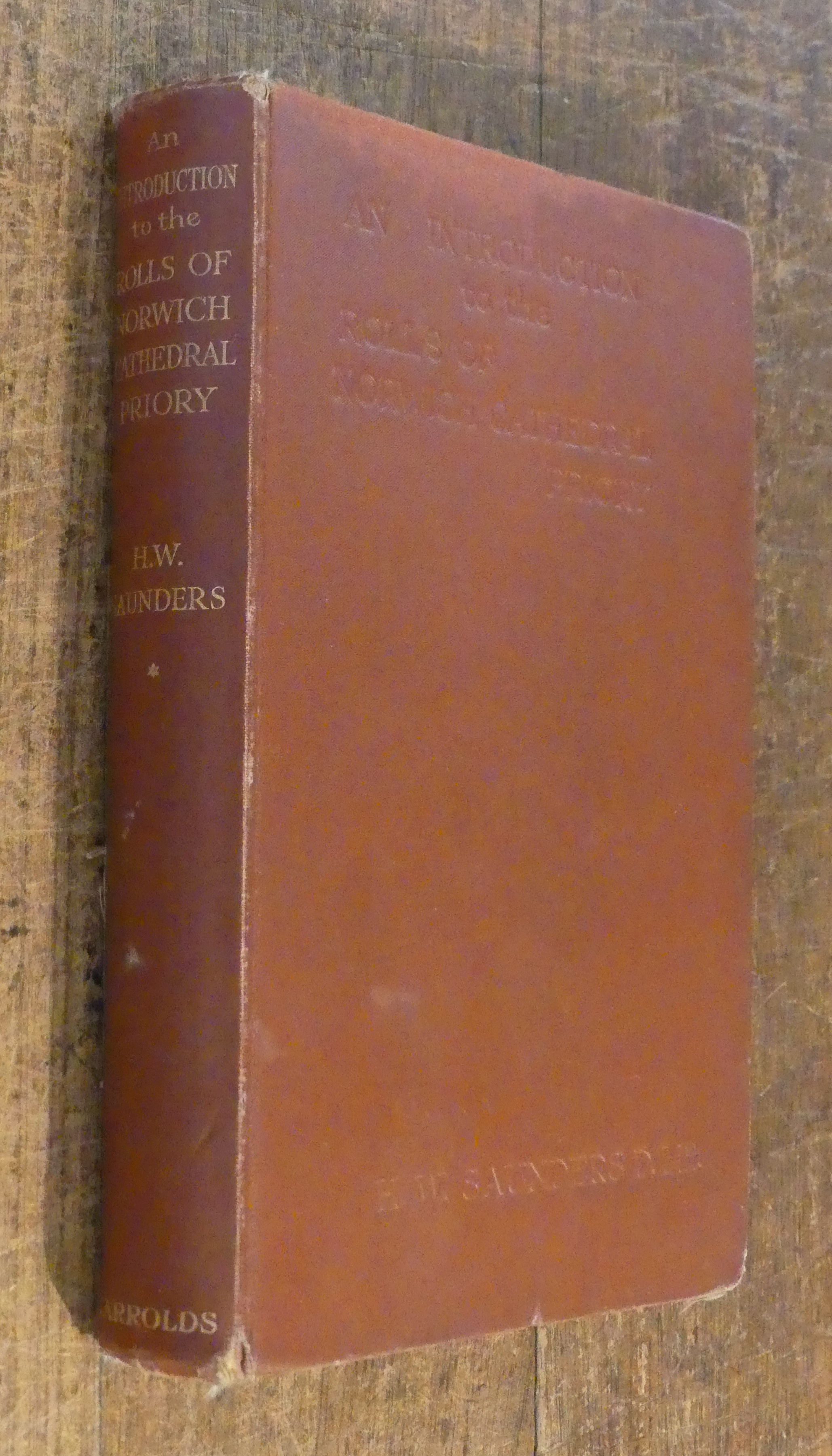 An Introduction to the Rolls of Norwich Cathedral Priory.