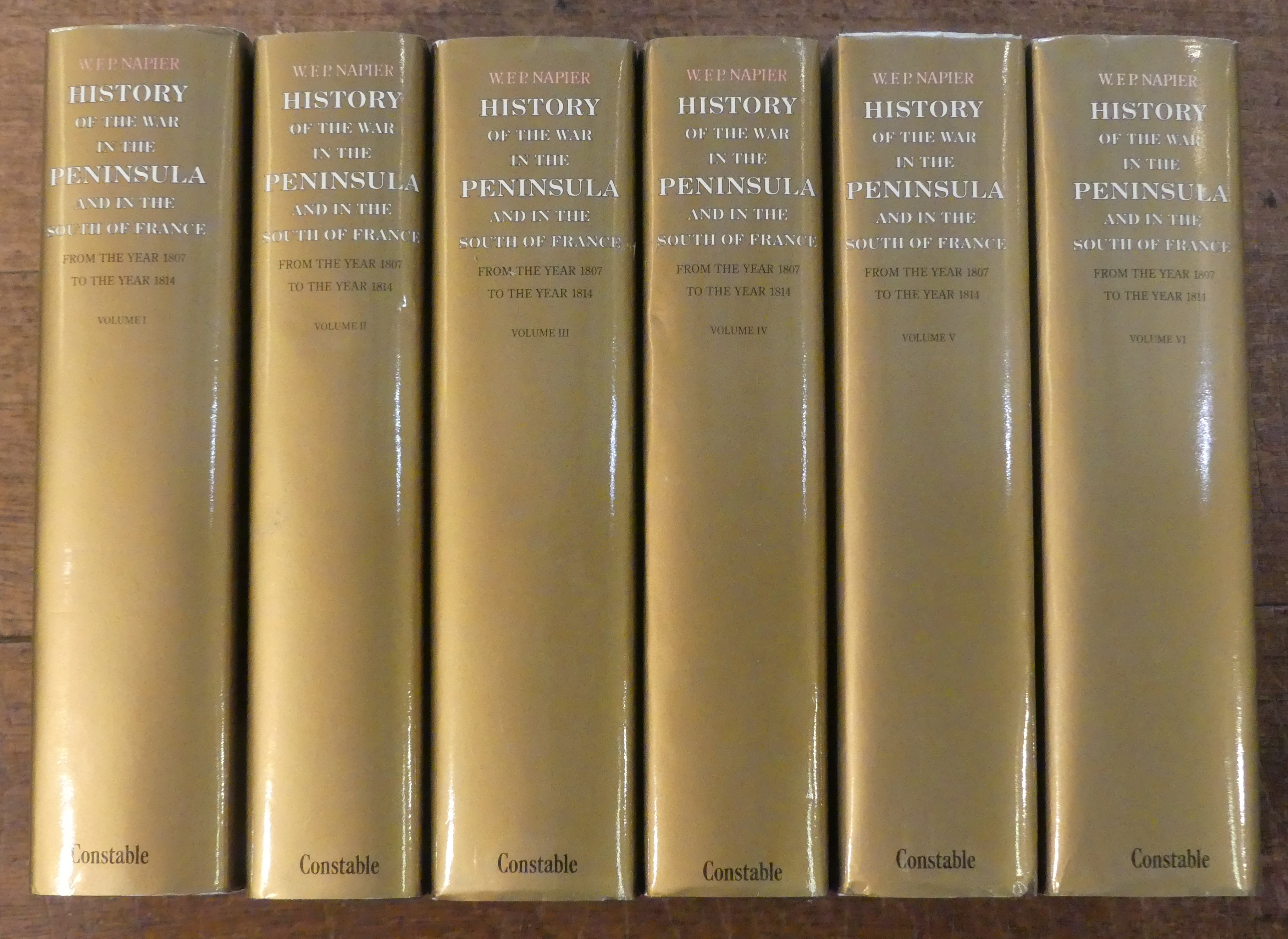 History of the War in the Peninsula and in the South of France. In Six Volumes. SIX VOLUME SET