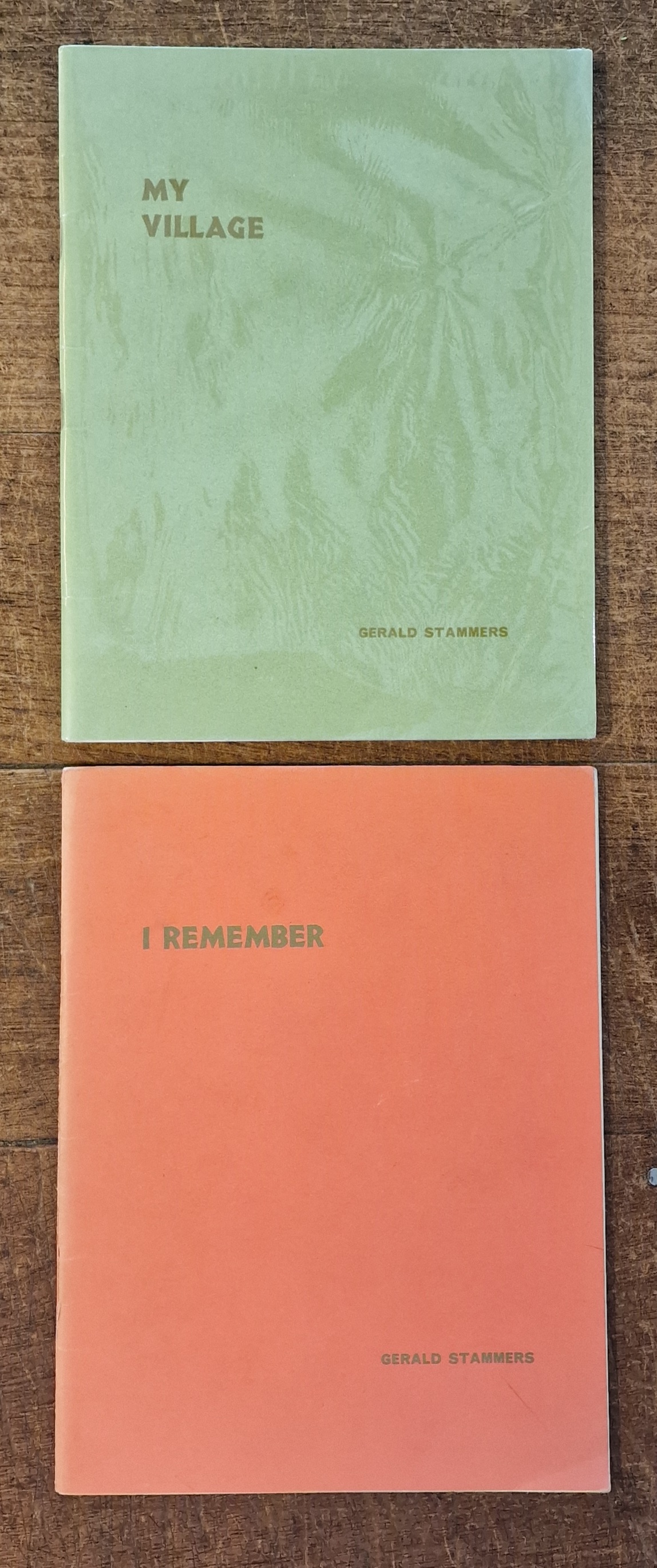 My Village & I Remember (2 volumes)