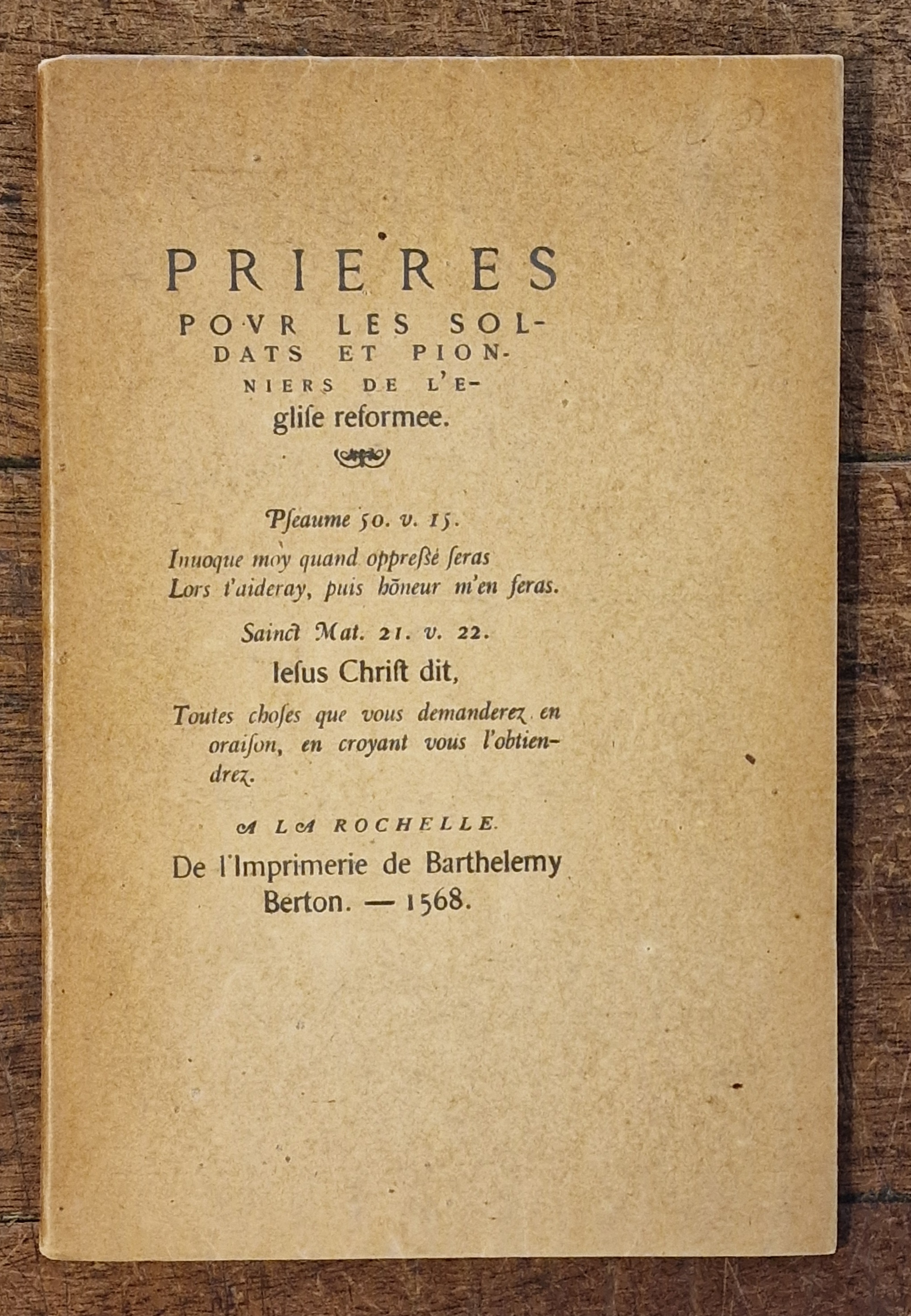 Prieres Pour Les Soldats et Pioniers De L'eglise Reforme Jean Vielles Prires pour les soldats et pionniers de l'glise rforme