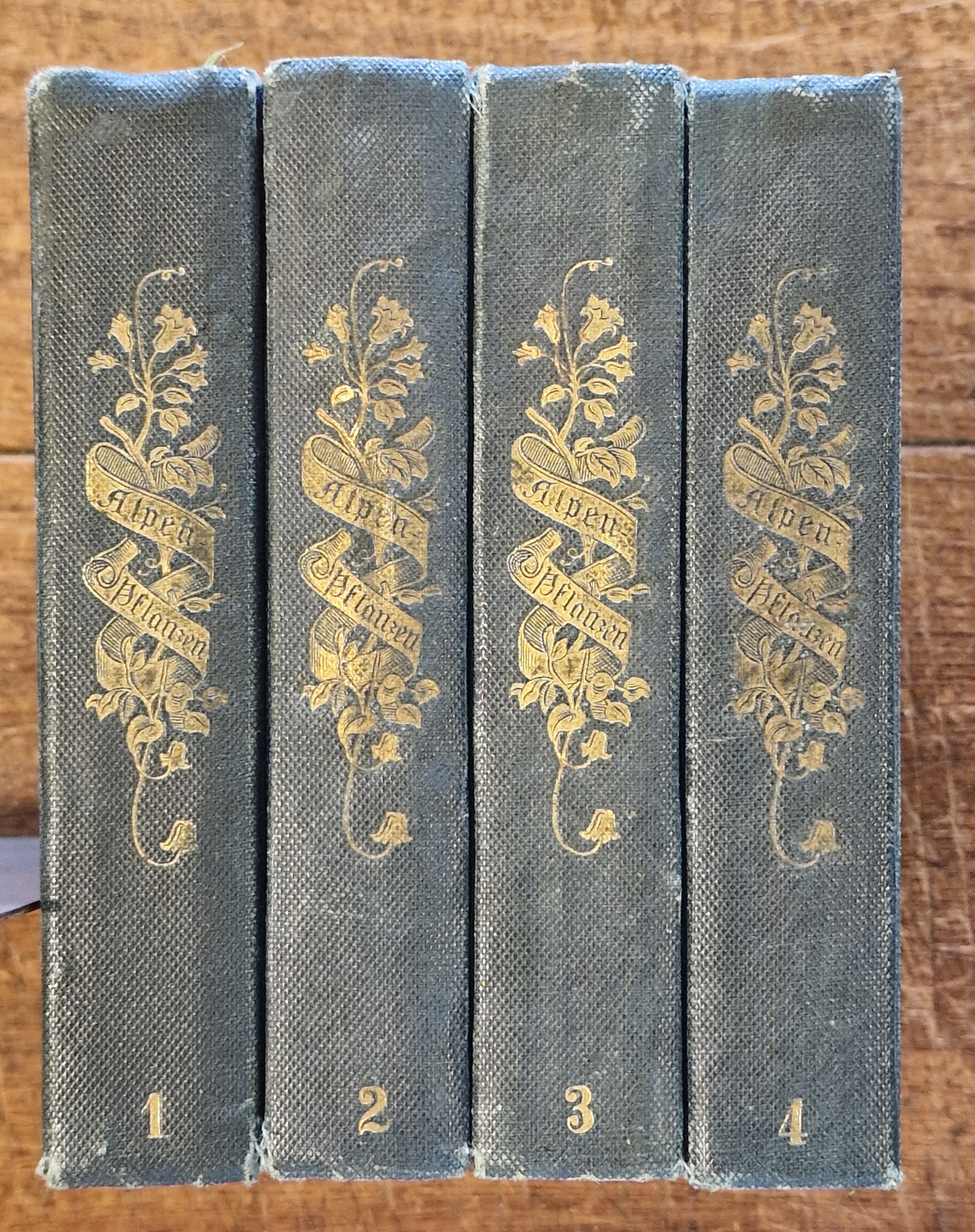 Die Alpen Pflanzen Deutschlands Und Der Schweiz FOUR VOLUMES