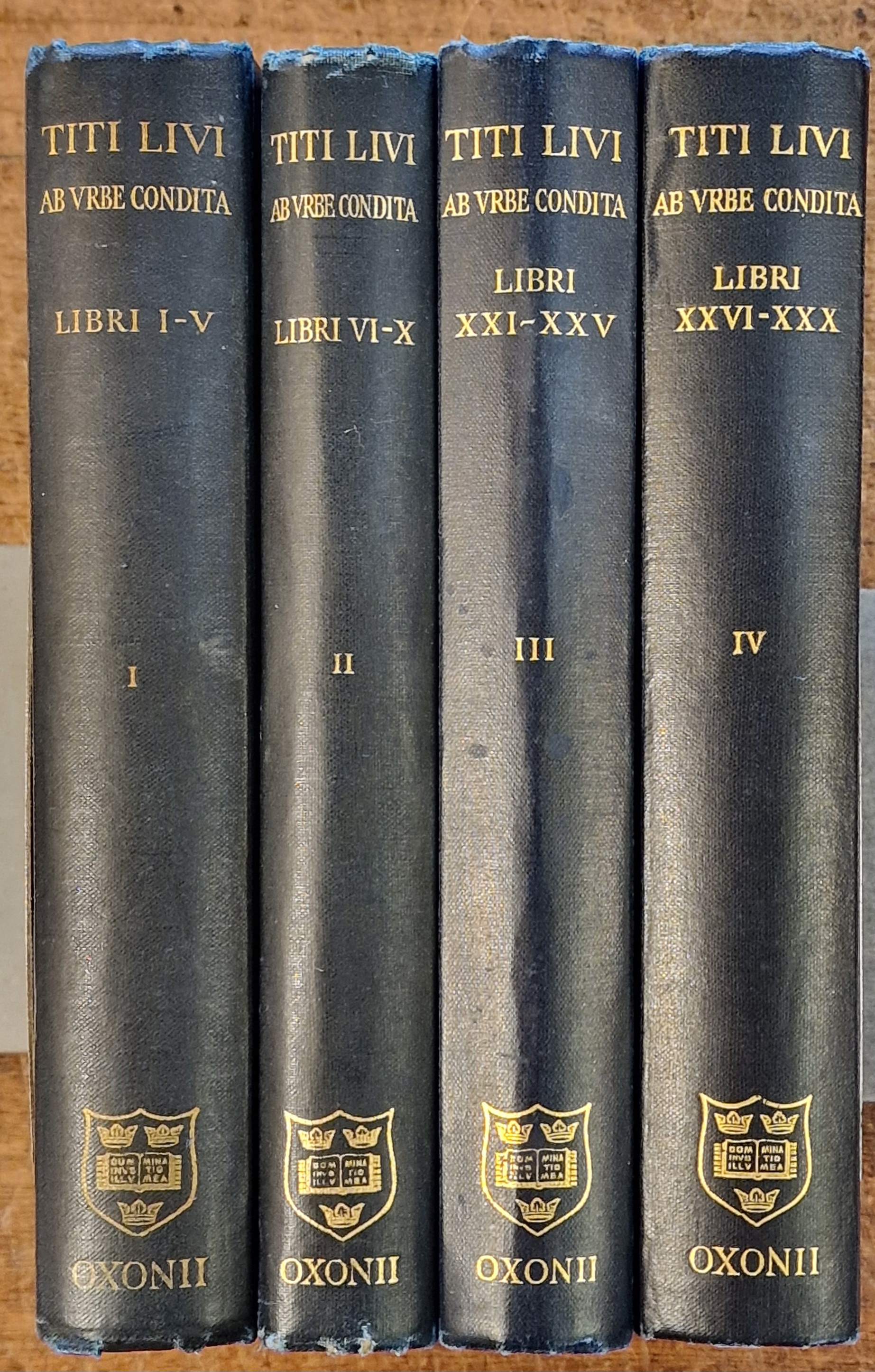 Titi Livi Ab Urebe Condita Tomus 1,2,3 and 4 FOUR VOLUMES