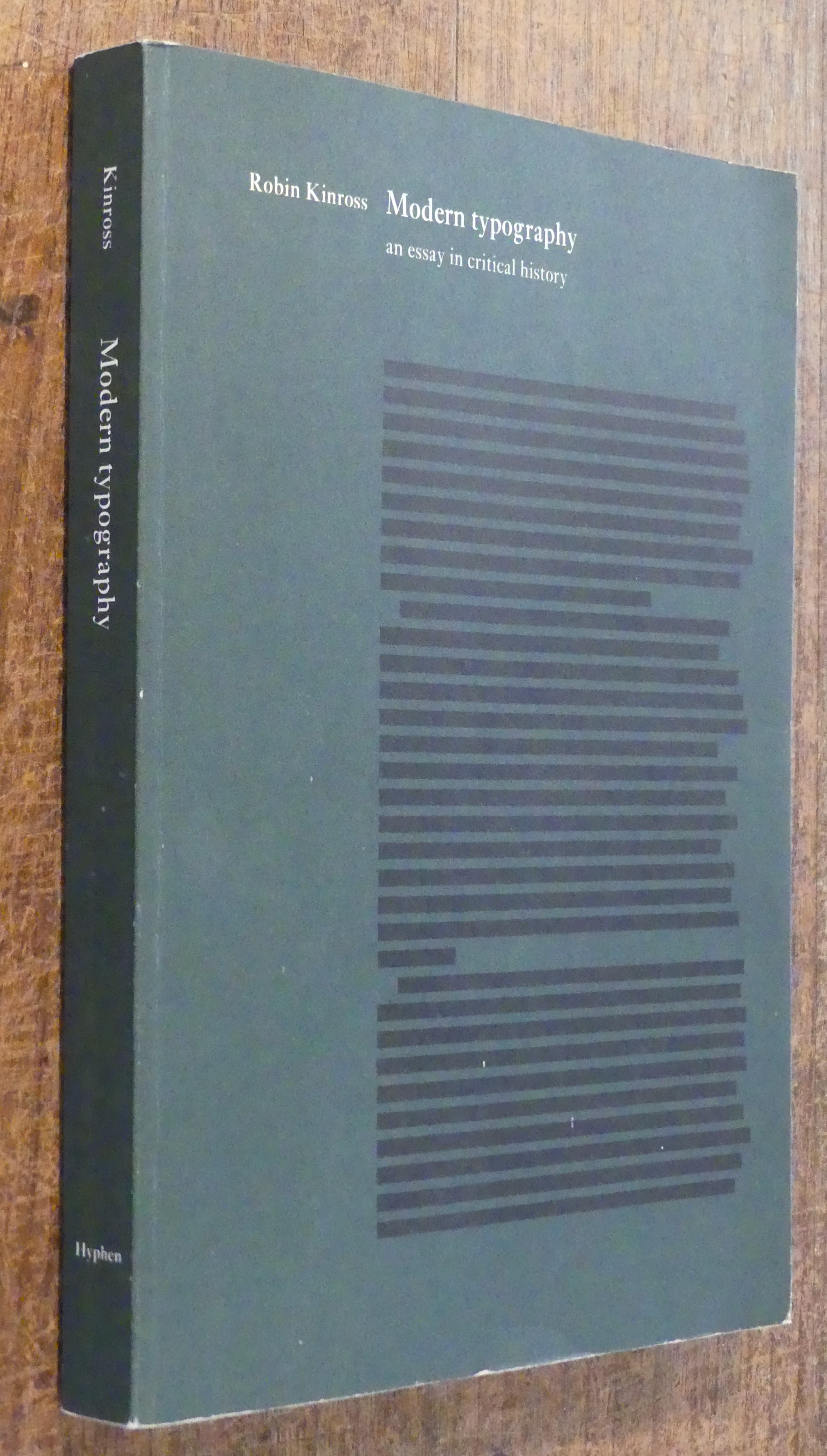 Modern Typography an Essay in Critical History