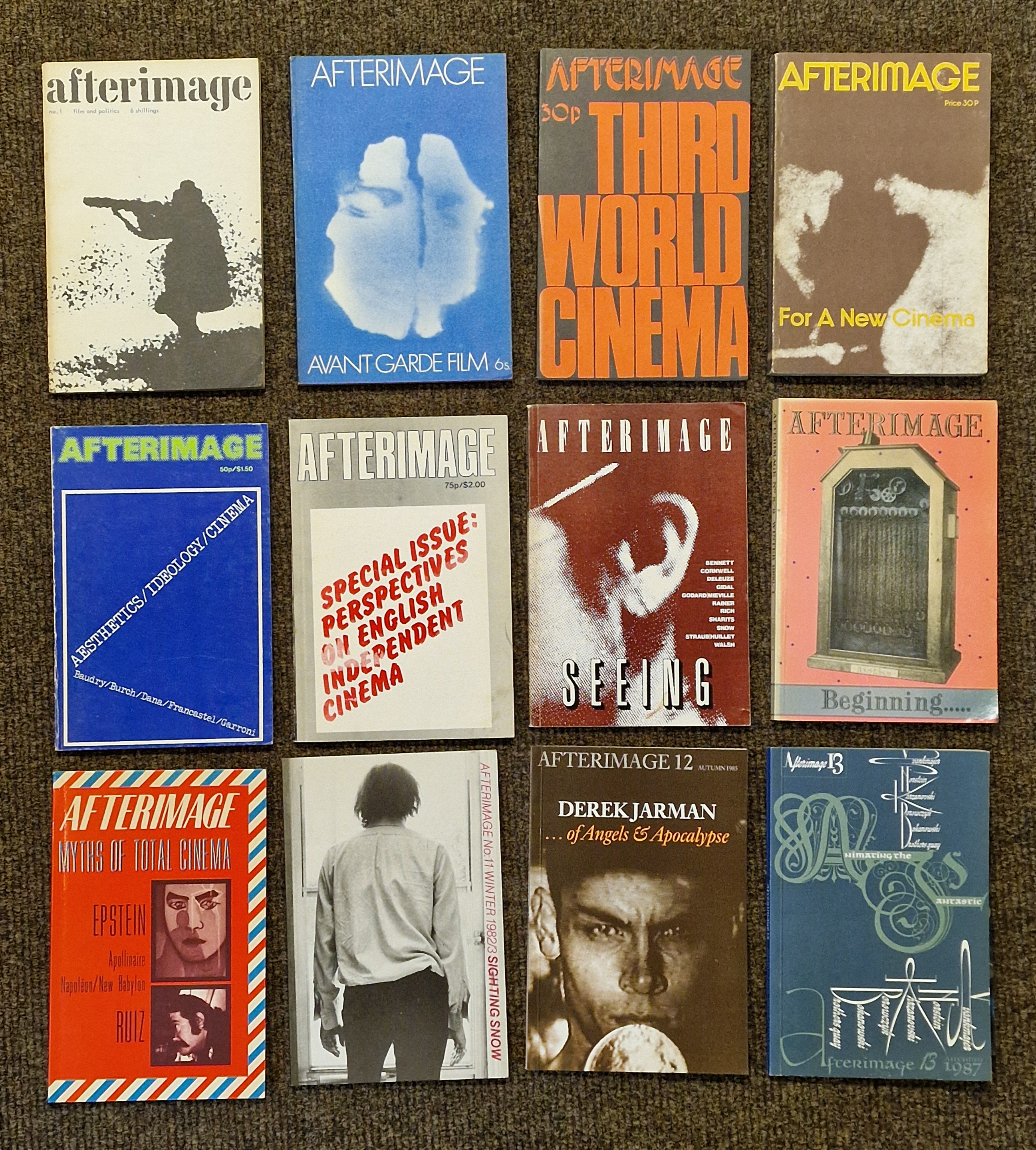 Afterimage. Complete Set of Issues 1 to 13 in 12 Volumes, as Published Between 1970 and 1987