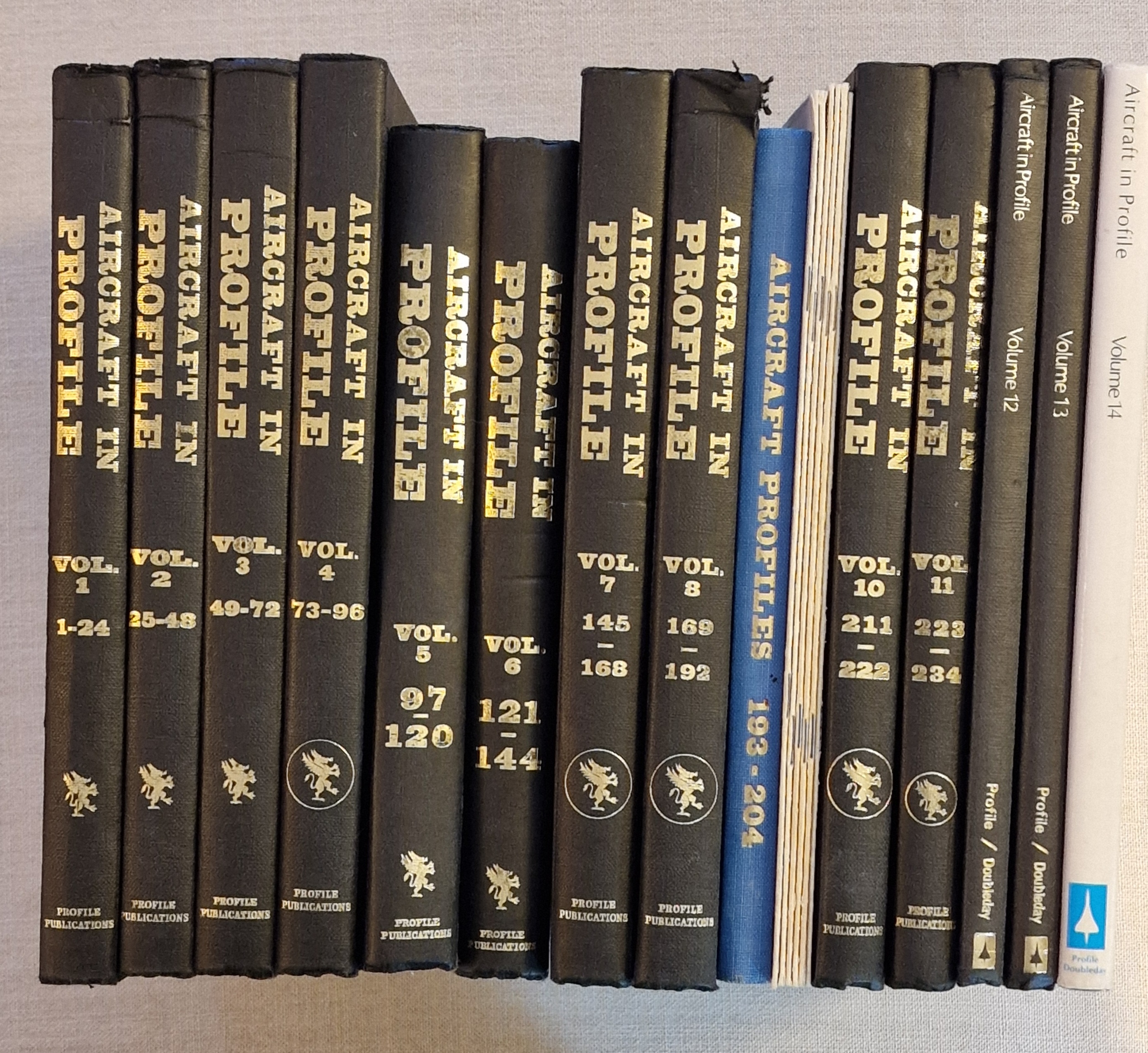Aircraft in Profile Volumes 1 to 14 (parts 1 to 252)