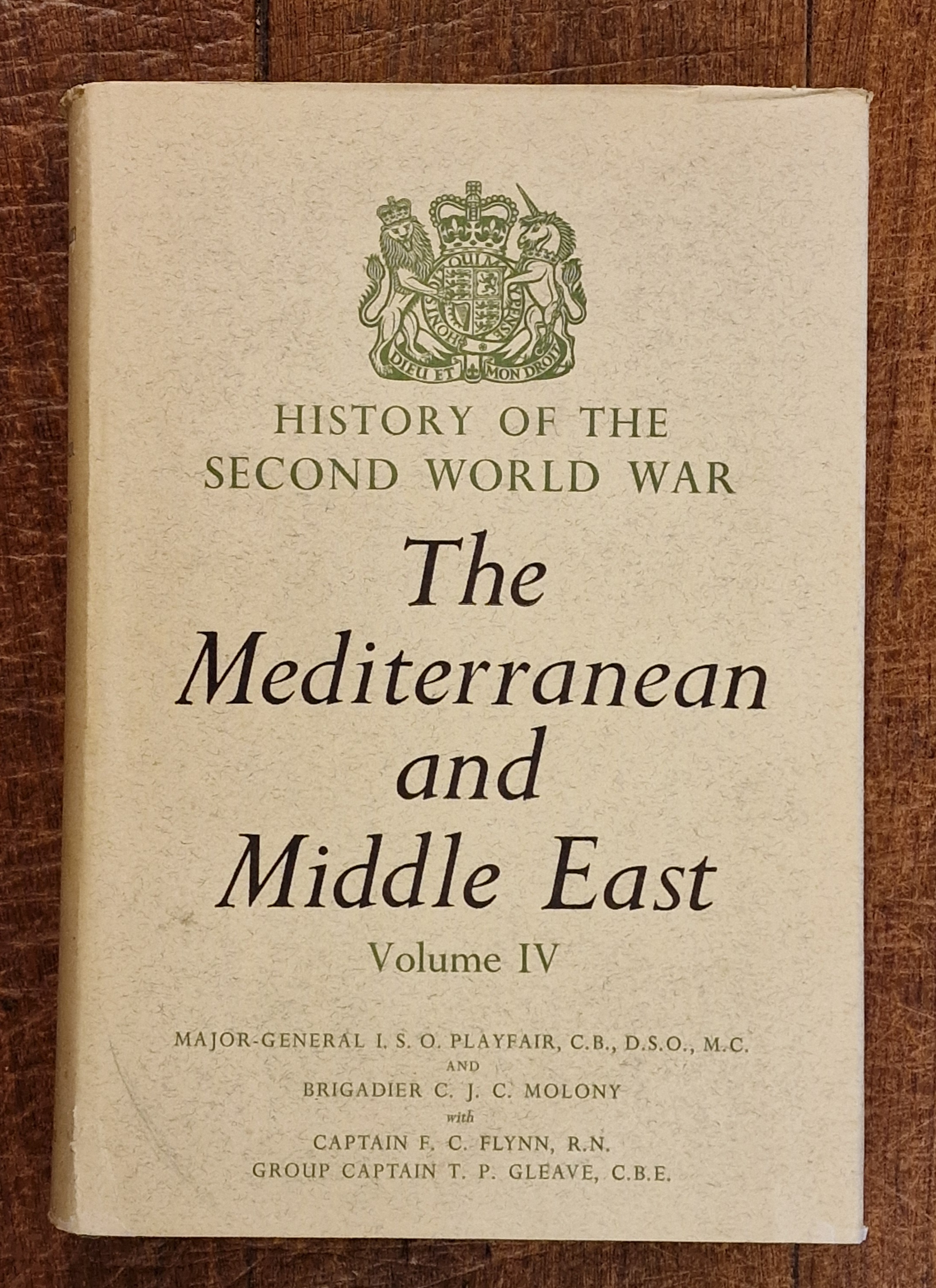 The Mediterranean and Middle East. Volume IV Only