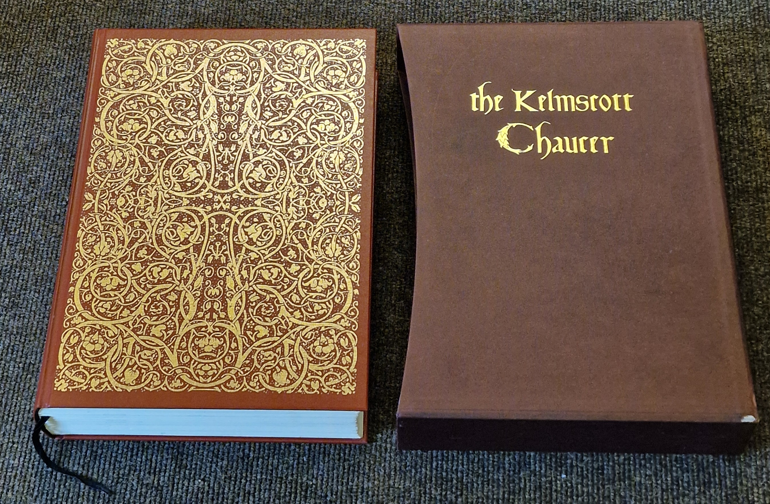 The Works of Geoffrey Chaucer. [facsimile of The Kelmscott Chaucer of 1896]