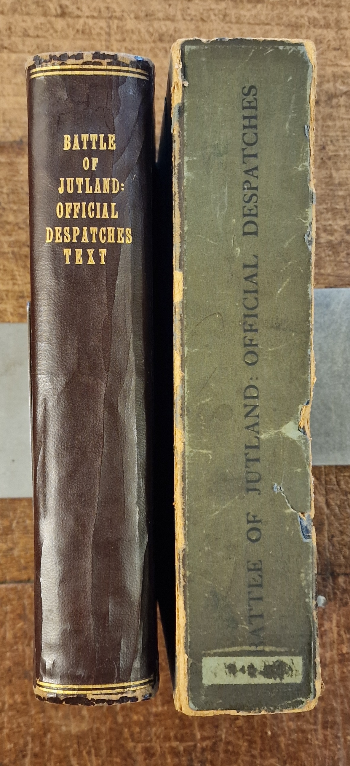 Battle of Jutland 30th May to 1st June 1916. Official Despatches with Appendices. Text Volume and Seperate Box with Plans and Maps
