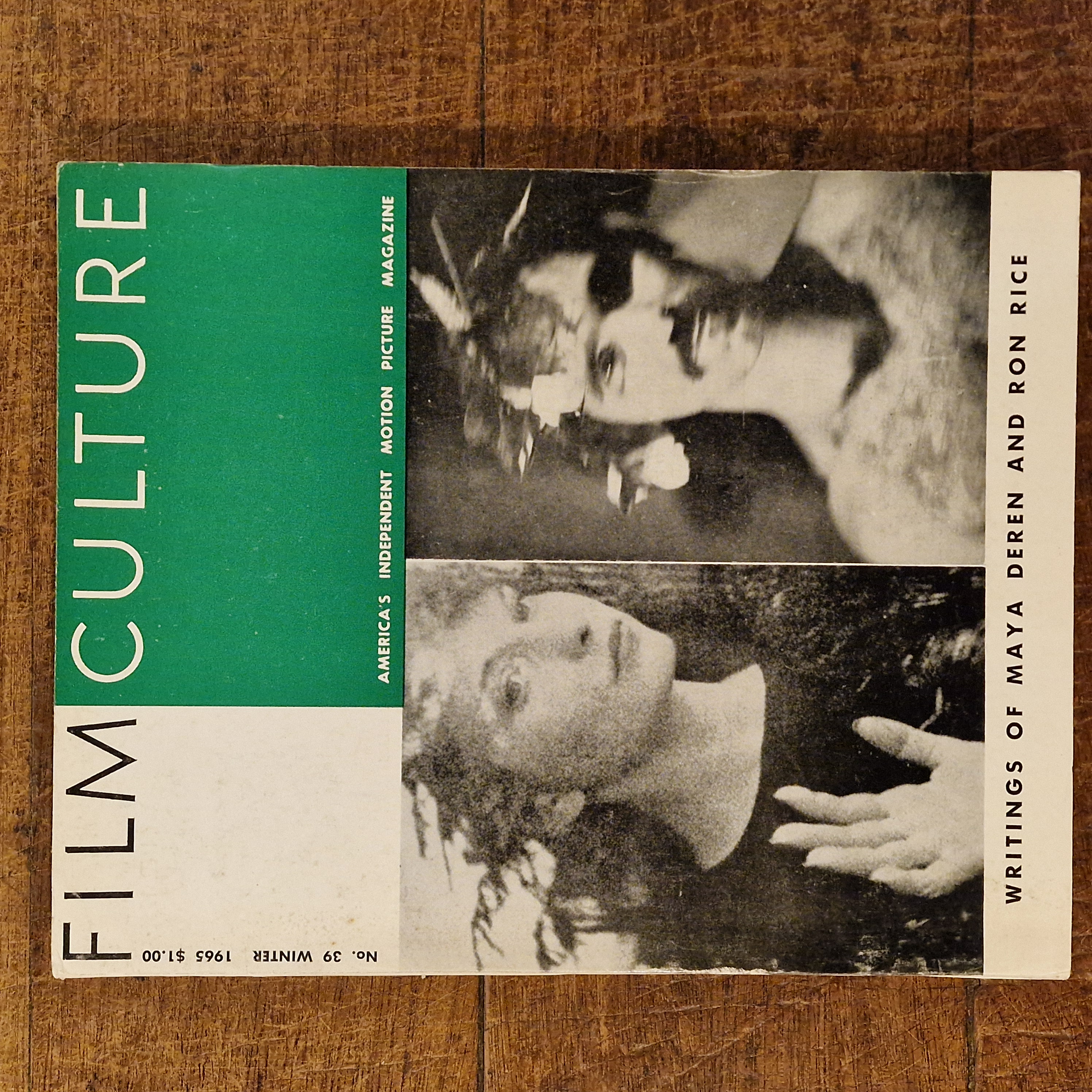 Film Culture. Number 39 Winter 1965. Writings of Maya Deren and Ron Rice