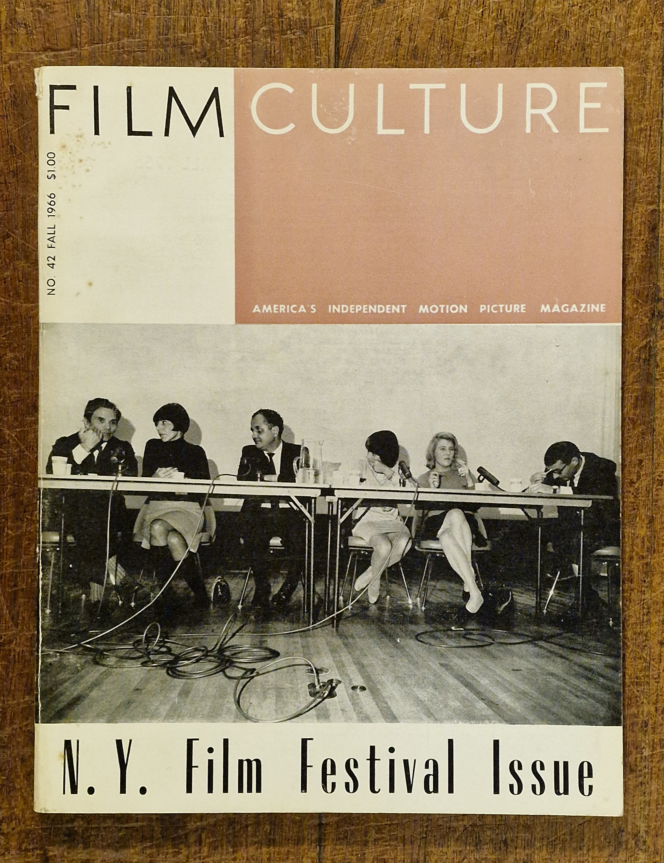 Film Culture. Number 42 Fall 1966 N.Y. Film Festival Issue