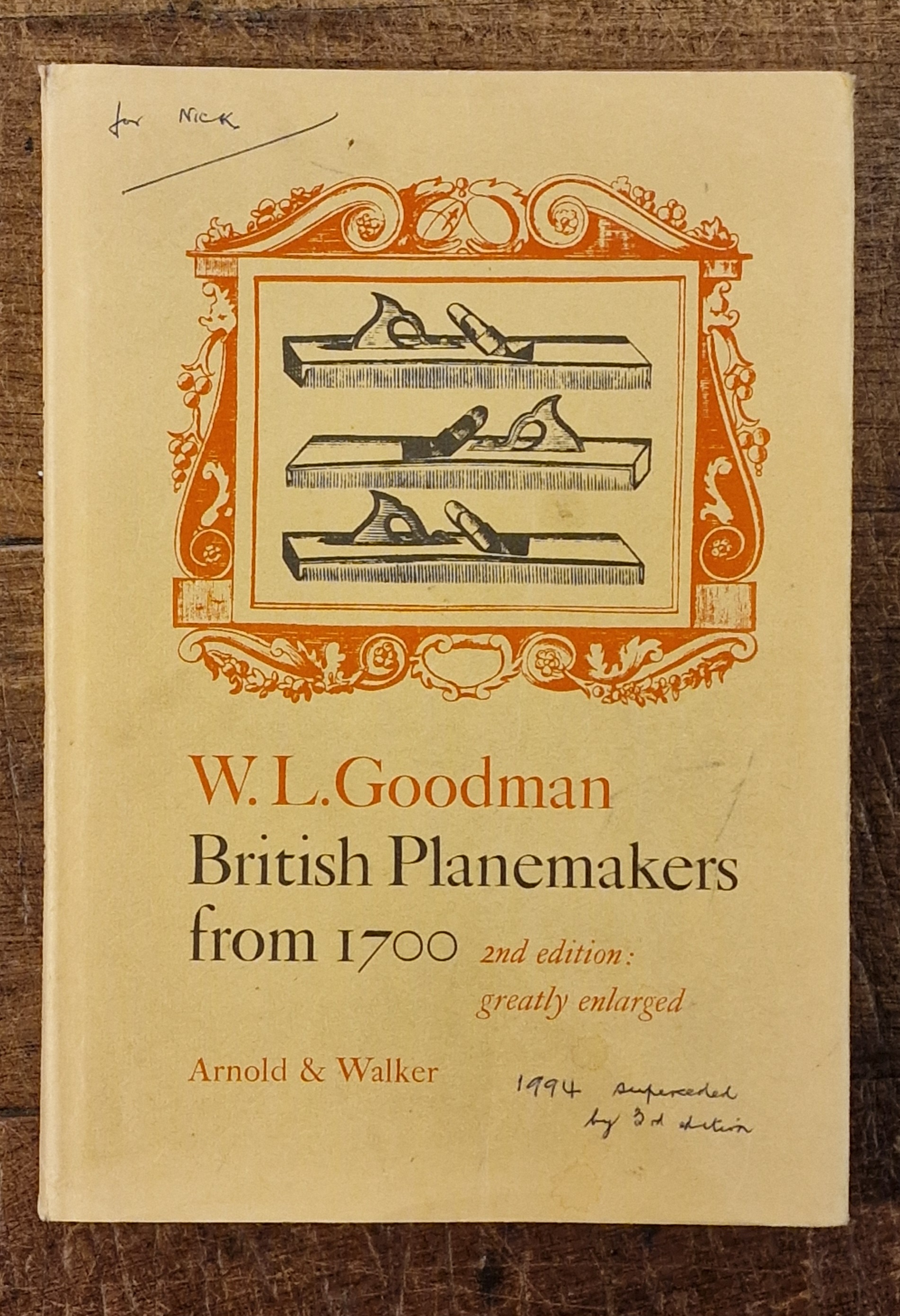 British Planemakers from Seventeen Hundred
