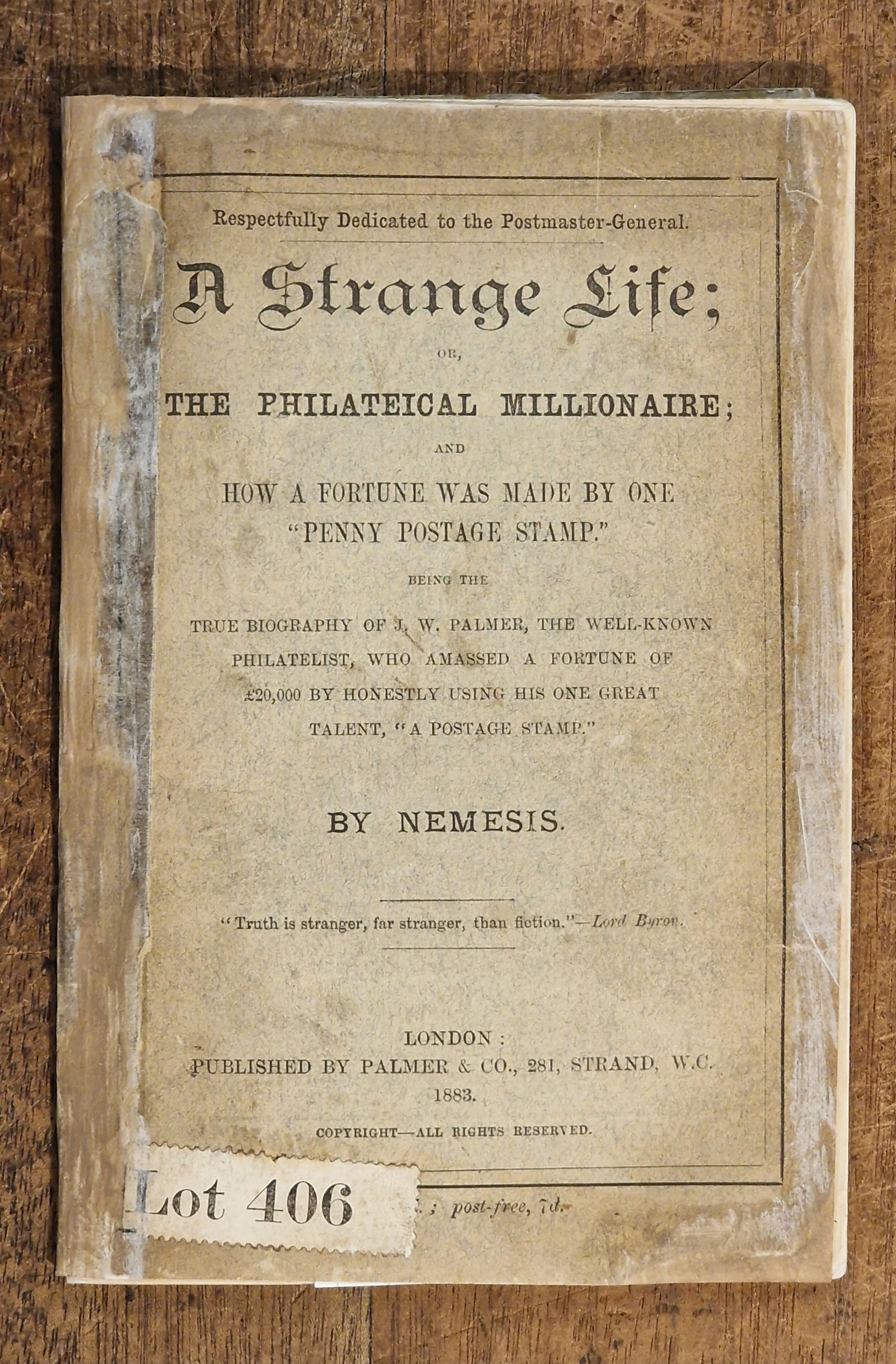 A Strange Life or, the Philateical Millionaire and How a Fortune Was Made By One 