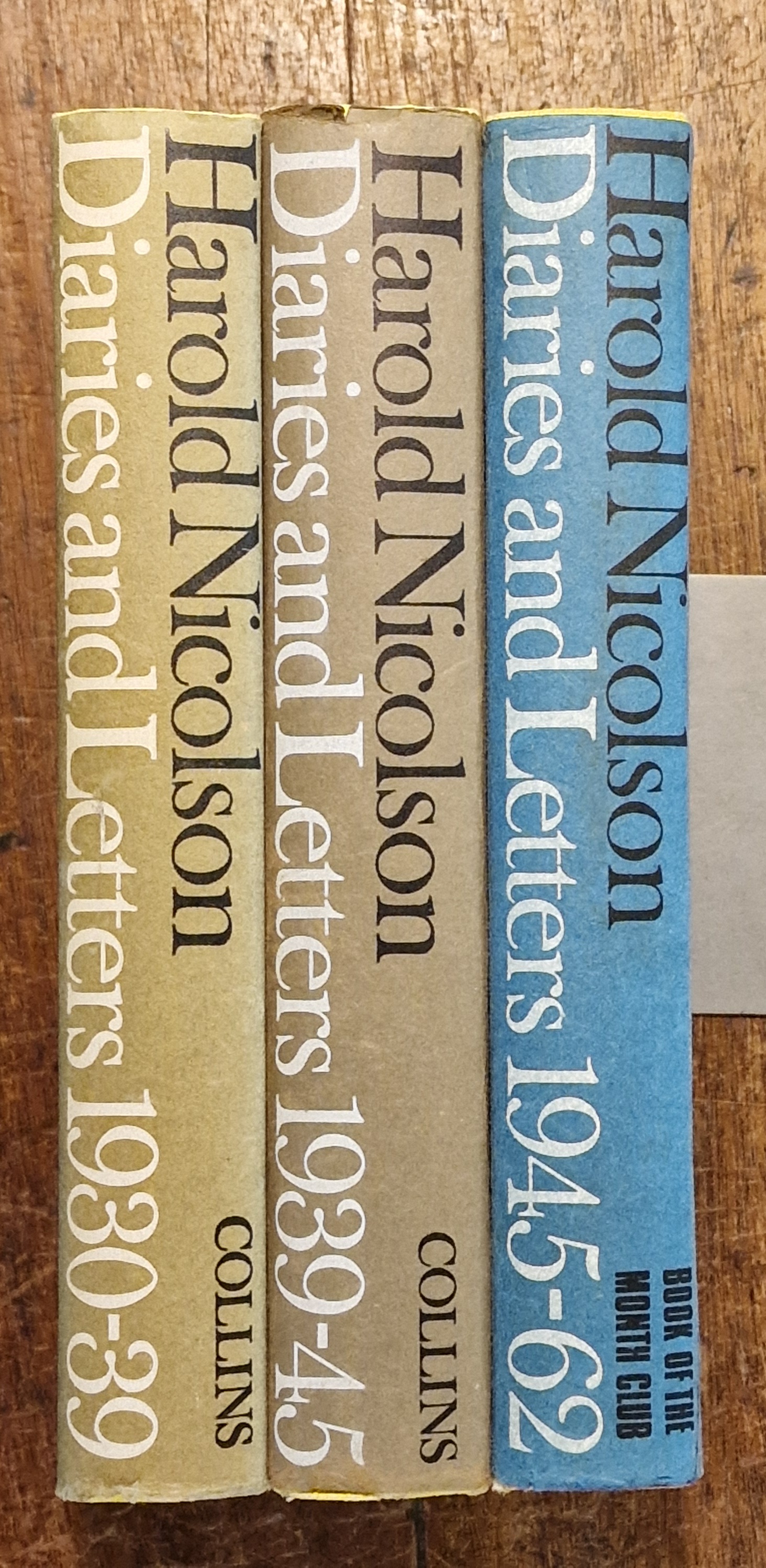 Diaries and Letters 1930 - 39, 1939 - 45, & 1945 - 62