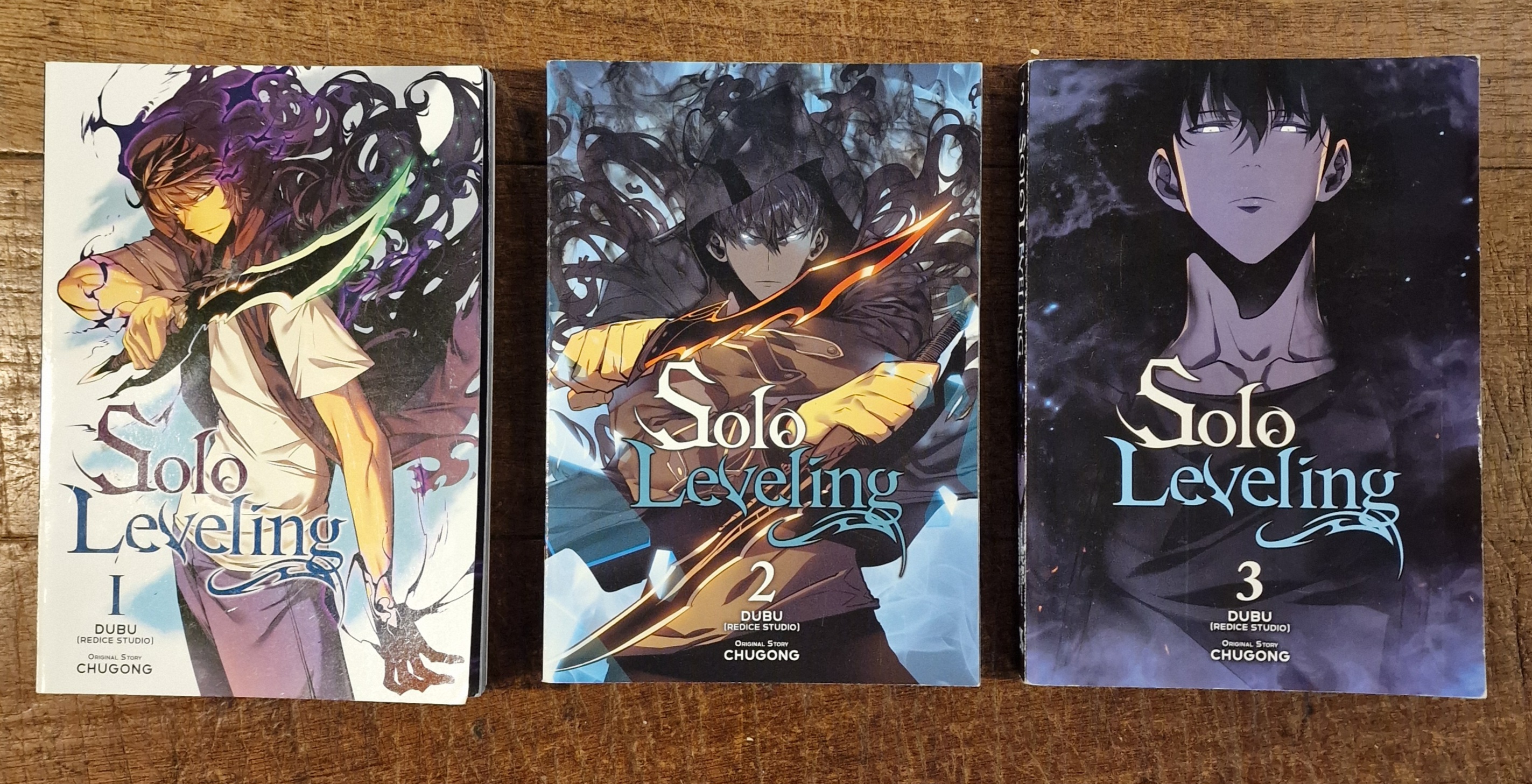 Solo Leveling, Vol. 1 2, & 3