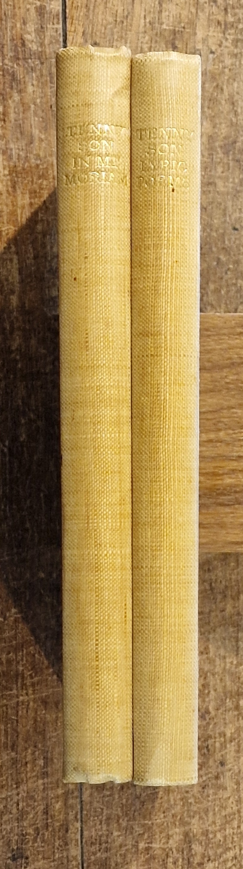 In Memoriam and Lyric Poems TWO VOLUMES