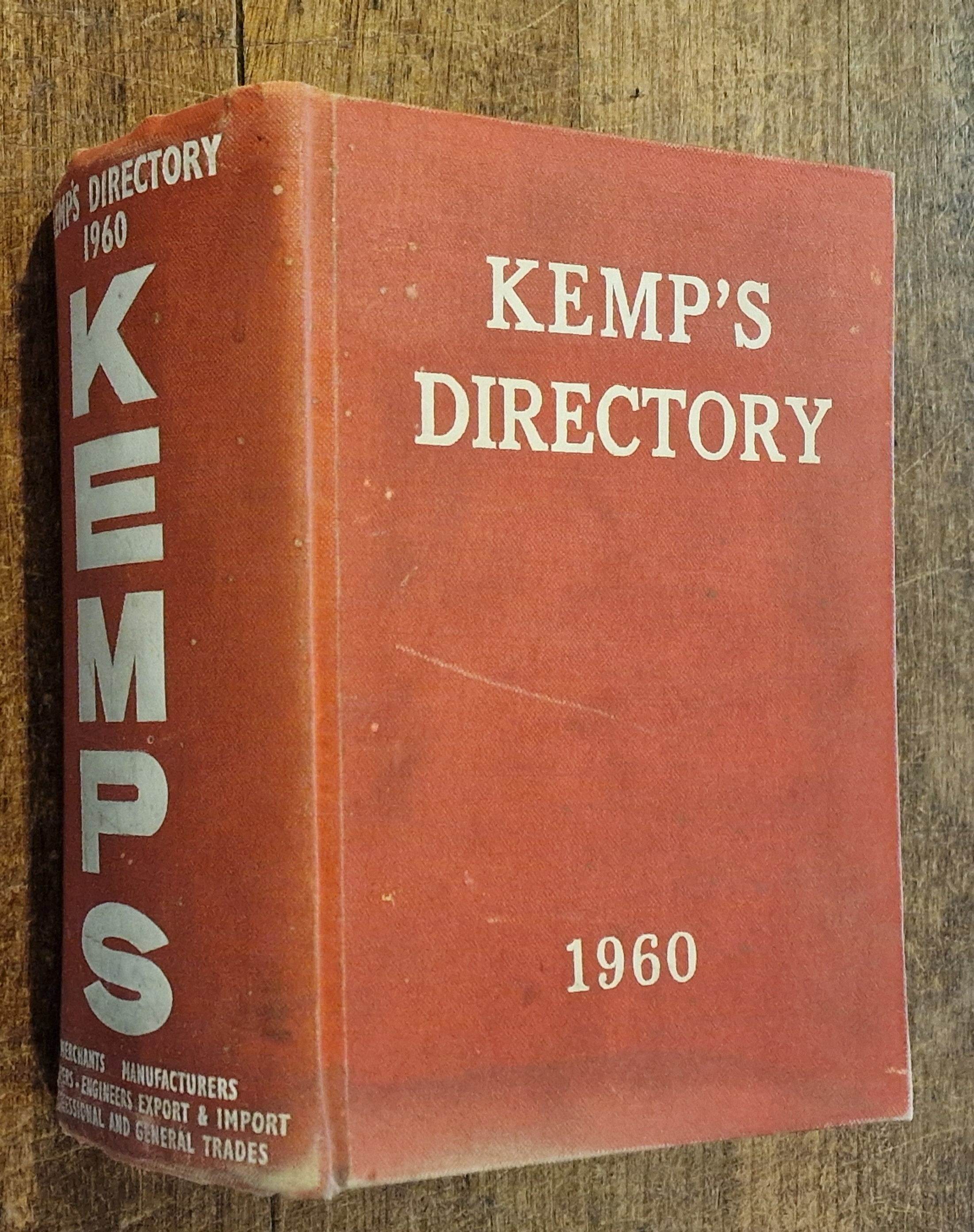 Kemp's Directory 1960