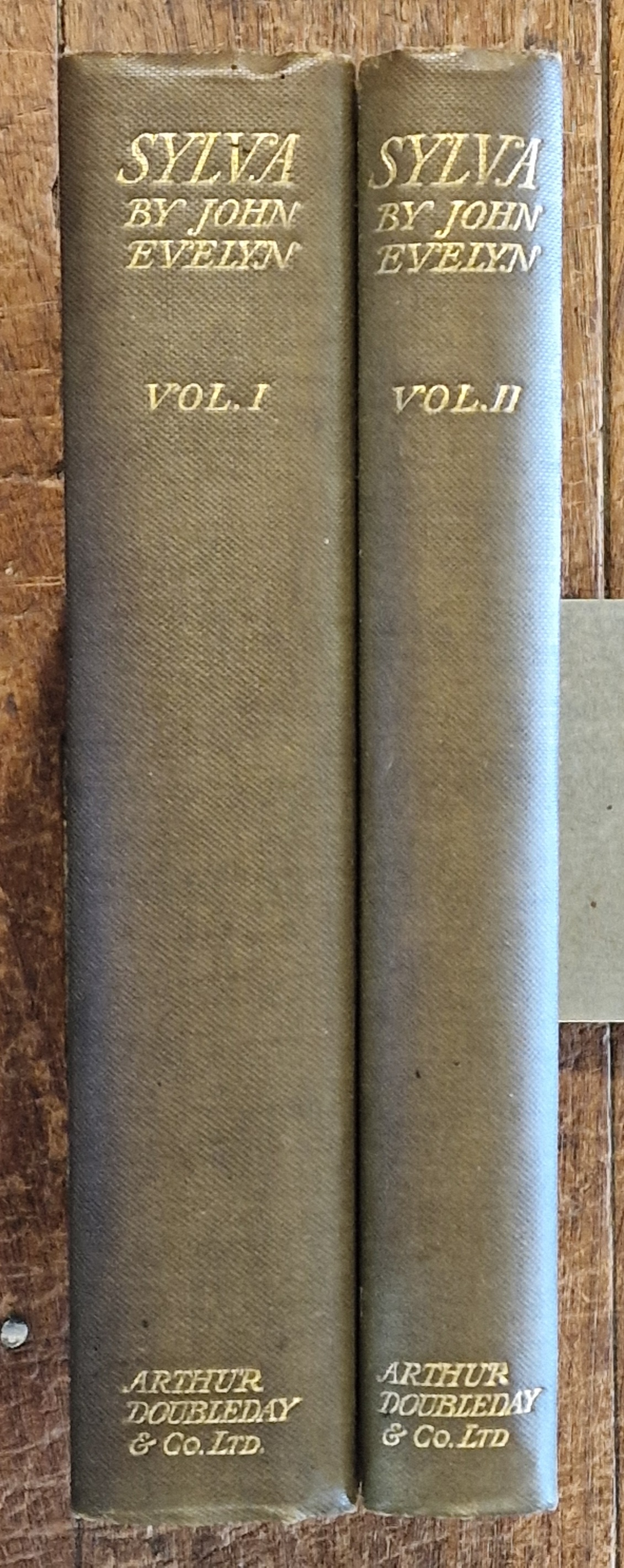Sylva or a Discourse of Forest Trees. With an Essay on the Life and Works of the Author By John Nisbet. a Reprint of the Fourth Edition in Two Volumes