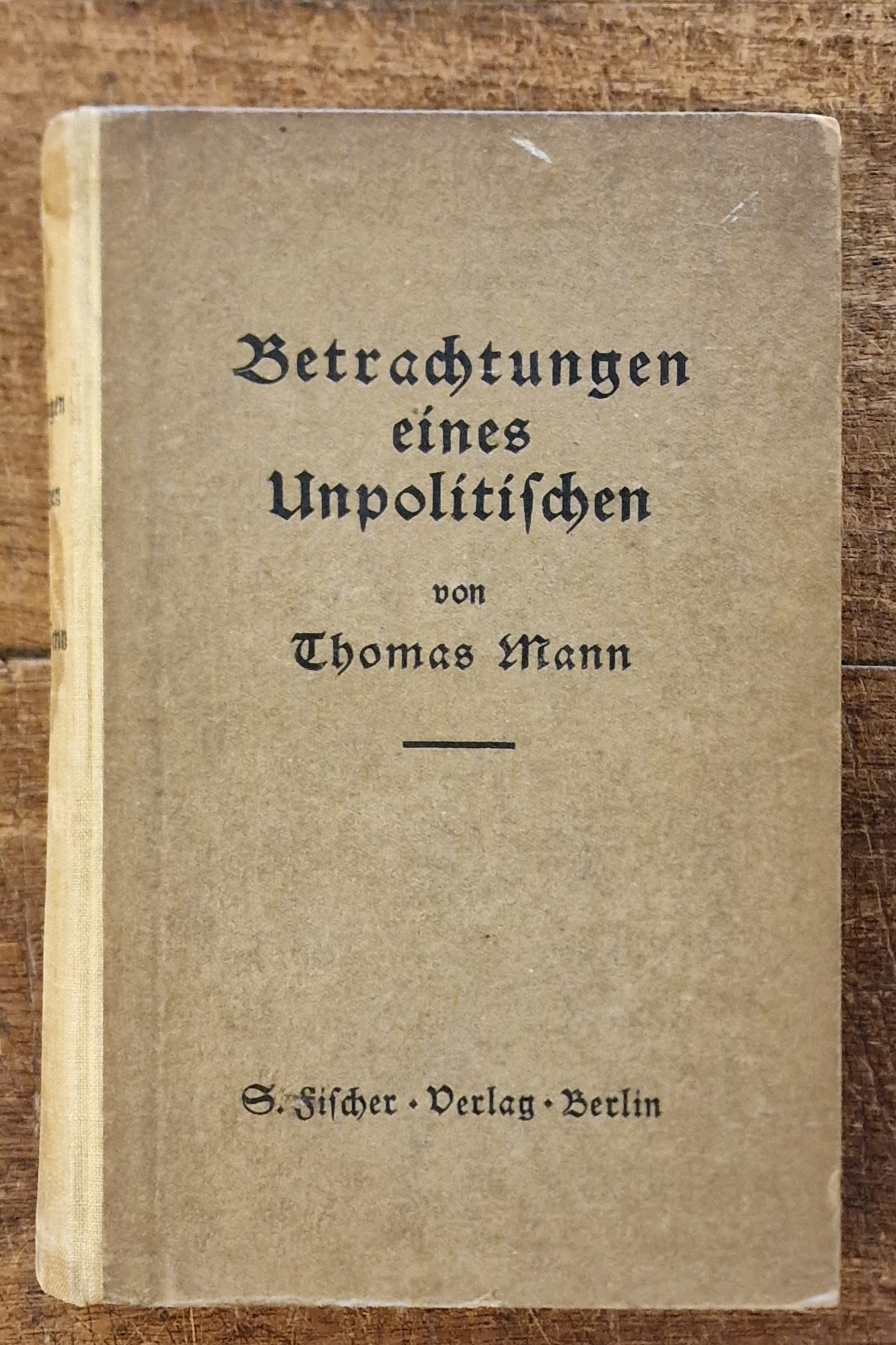 Betrachtungen Eines Unpolitischen