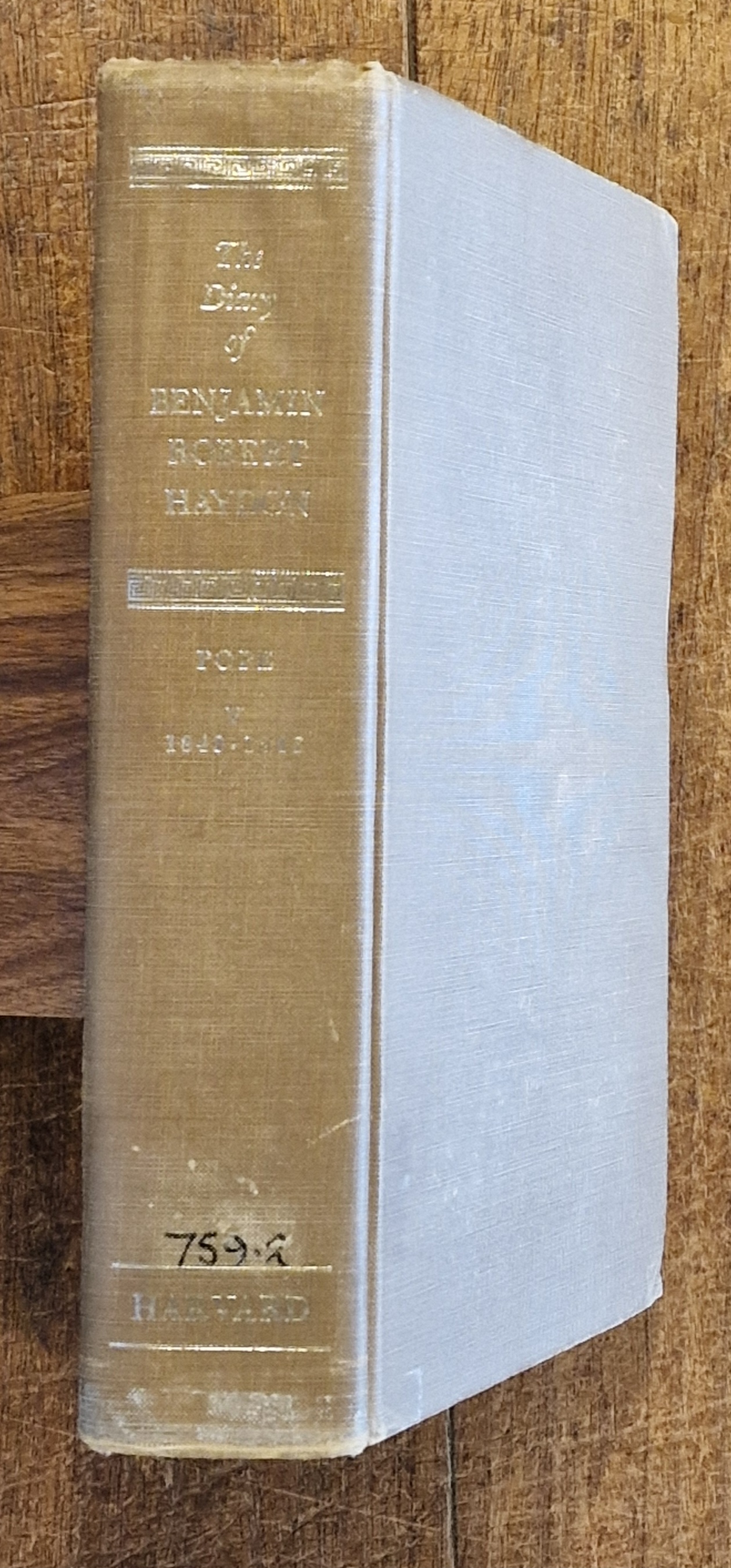 The Diary of Benjamin Robert Haydon Volume V 1840 - 1846