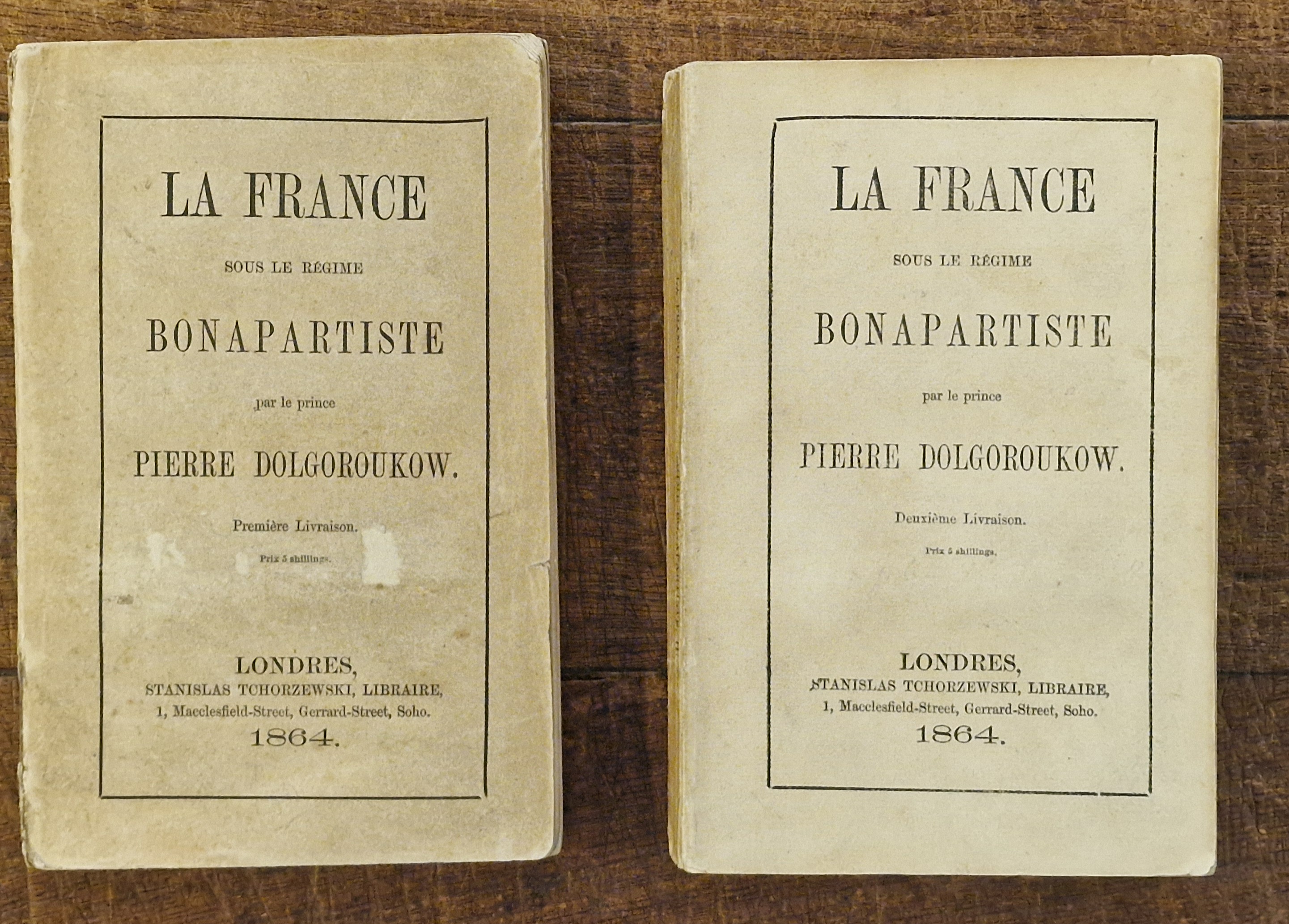 La France Sous Le Rgime Bonapartiste TWO VOLUMES