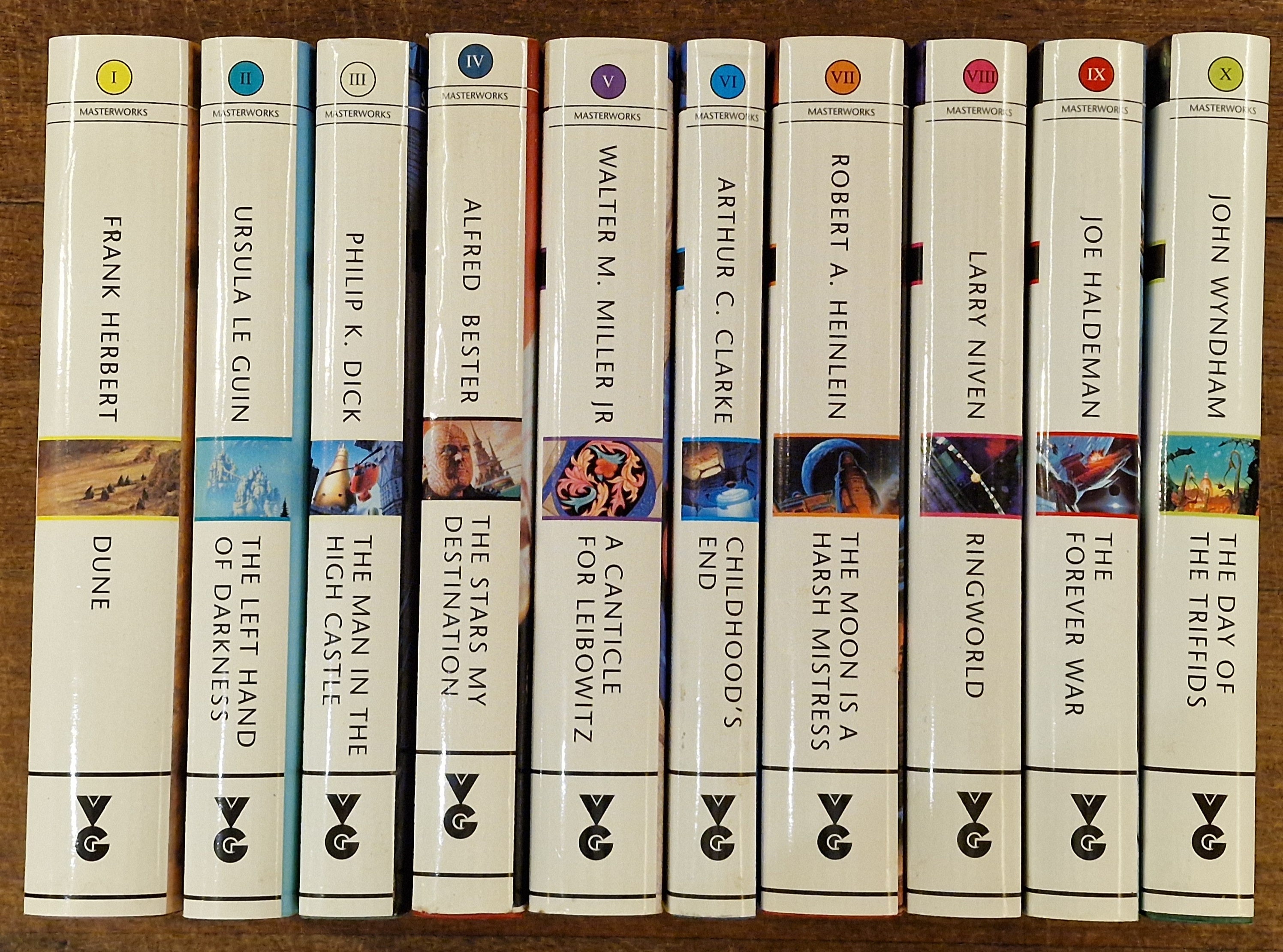 Image for Dune, the Left Hand of Darkness, The Man in the High Castle,. Vols 1 to 10 of SF Masterworks, Hardcover 1st Editions Dune, the Left Hand of Darkness, The Man in the High Castle,. Vols 1 to 10 of SF Masterworks, Hardcover 1st Editions