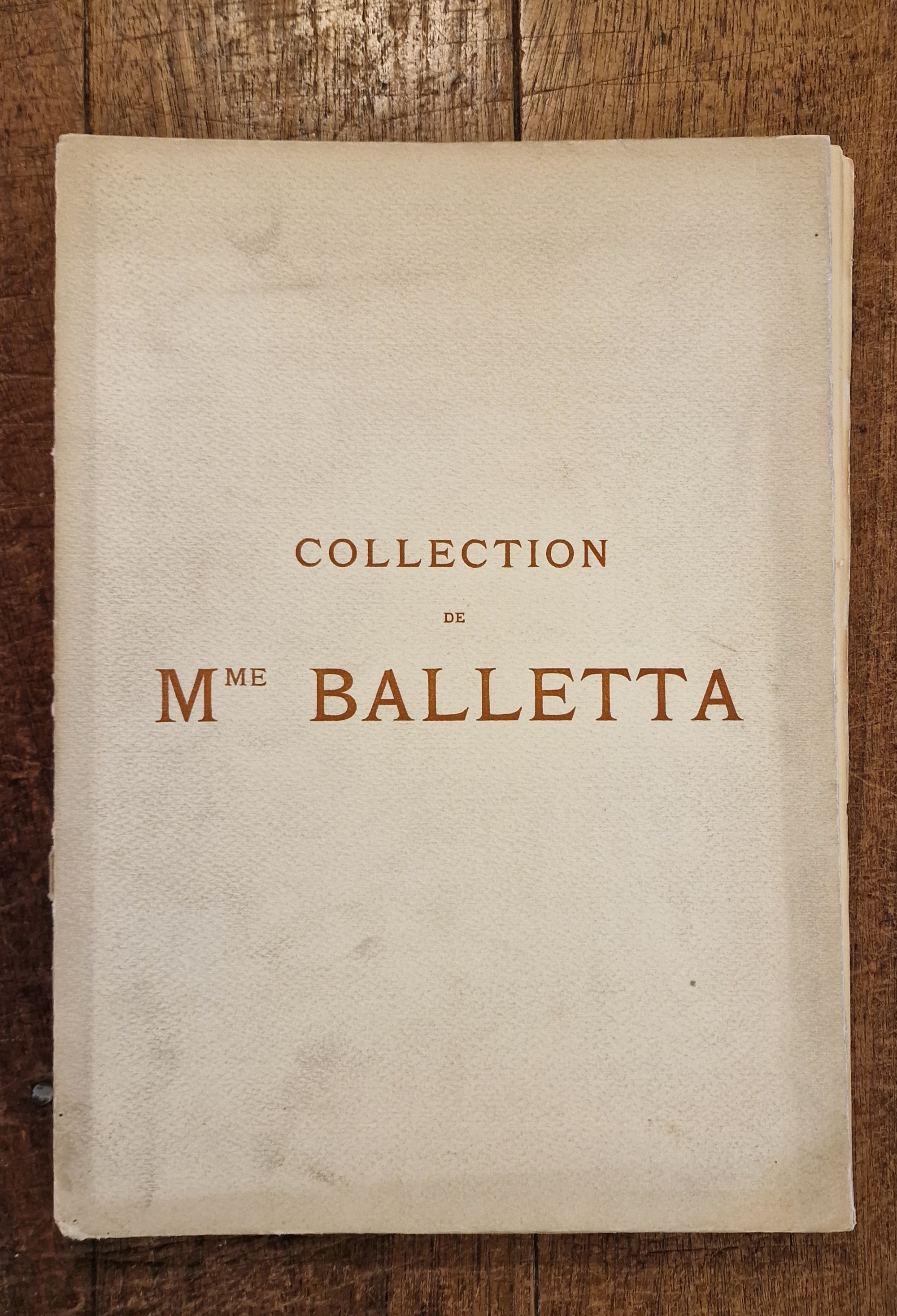Catalogue Des Objets D'art et D'ameublement