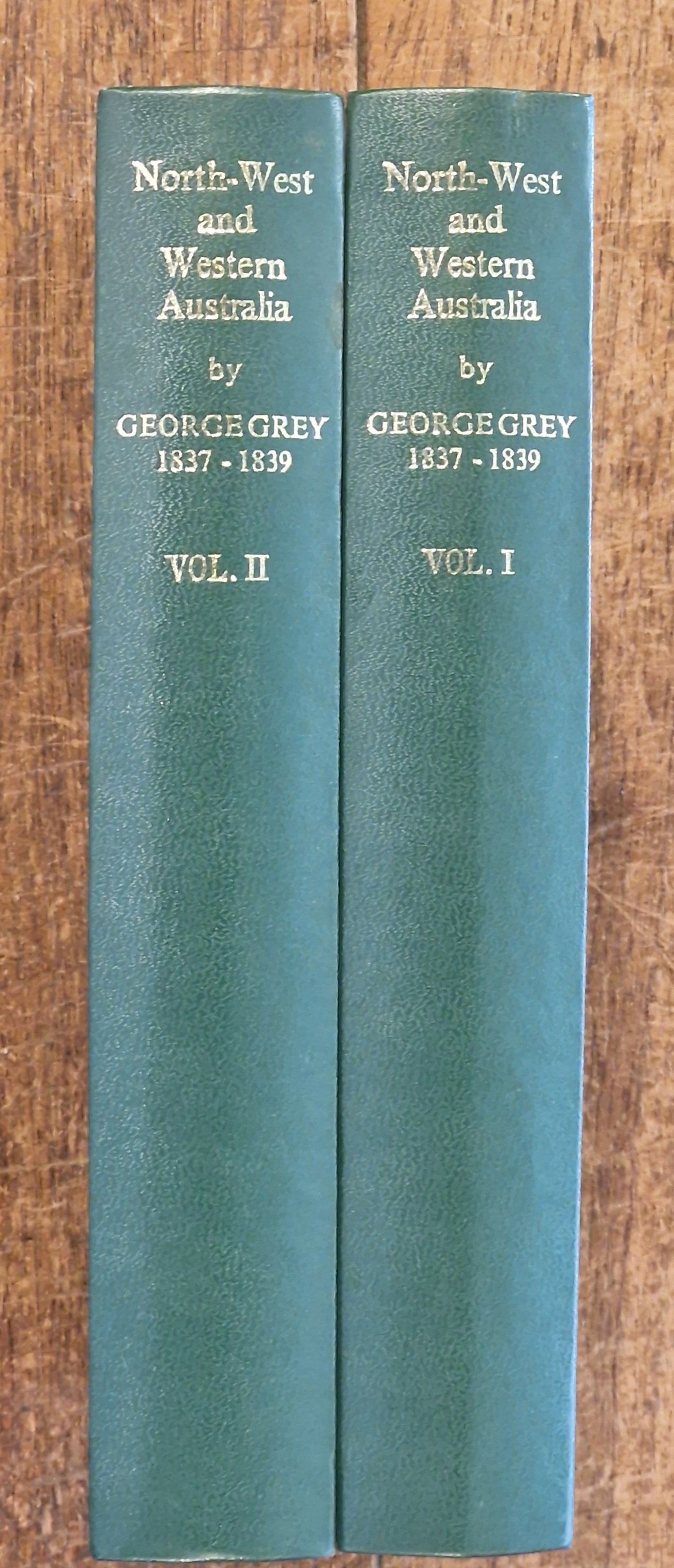 Journals of Two Expeditions of Discovery in North-West and Western Australia During the Years 1837, 38, and 39,. Two Volumes [1969 facsimile]