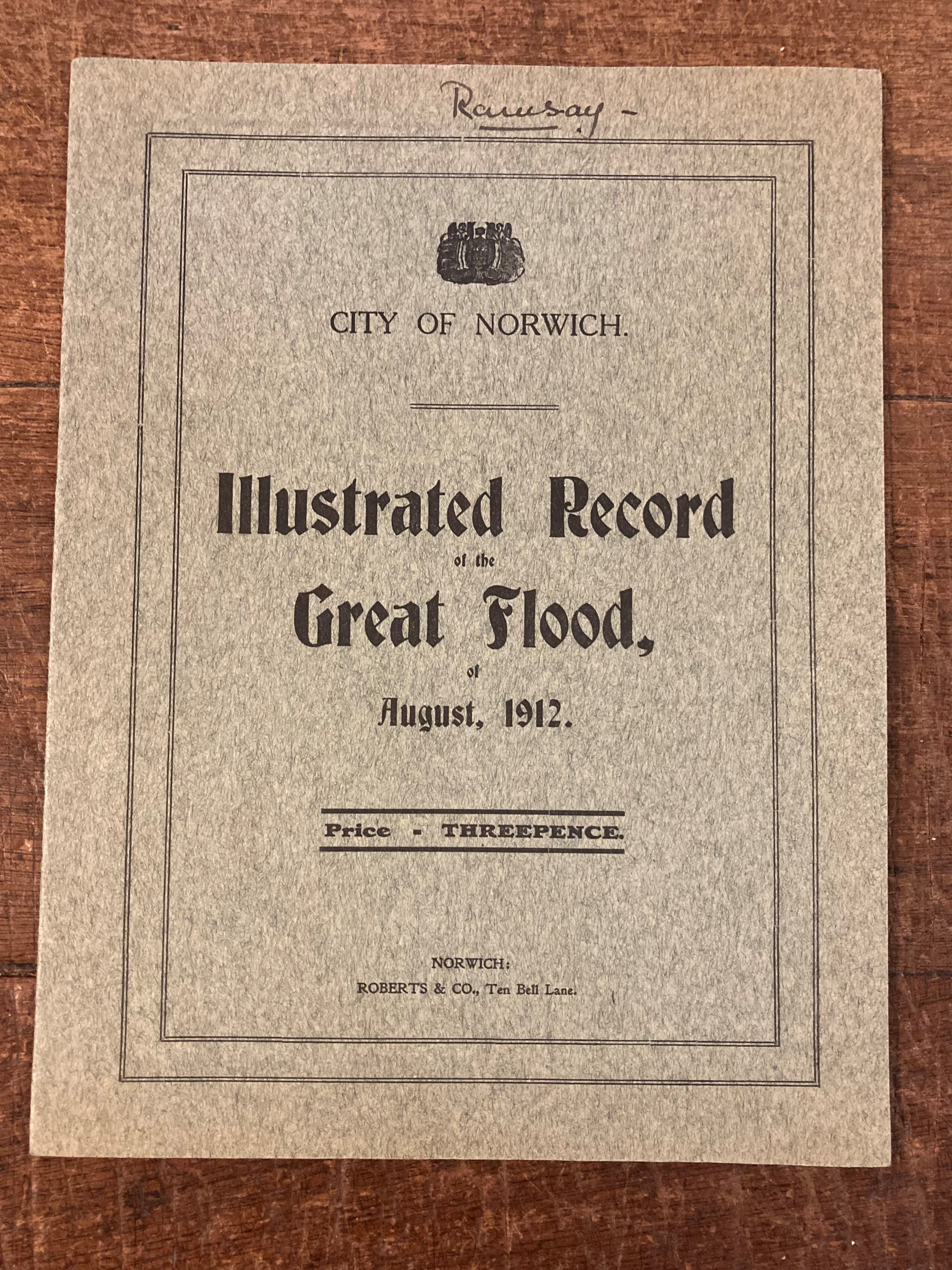 Illustrated Record of the Great Flood of August 1912